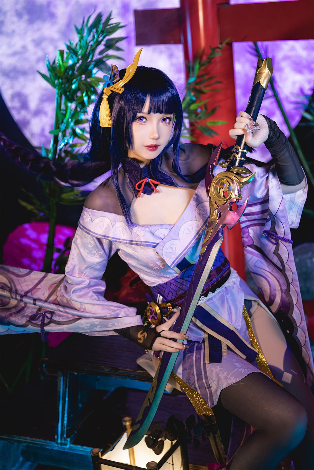 Cosplay 雪晴Astra 雷电将军(42)