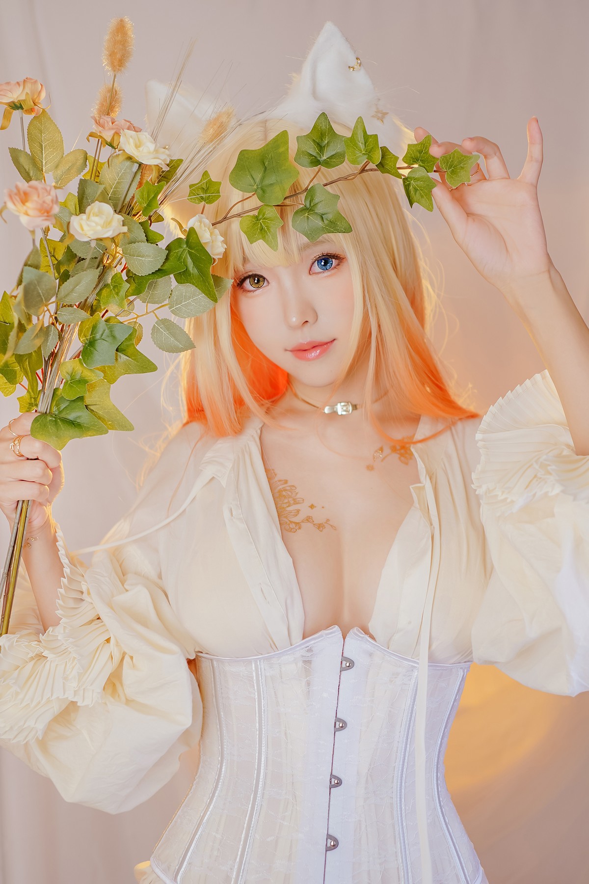 Cosplay ElyEE子 Cat魔女與貓(3)