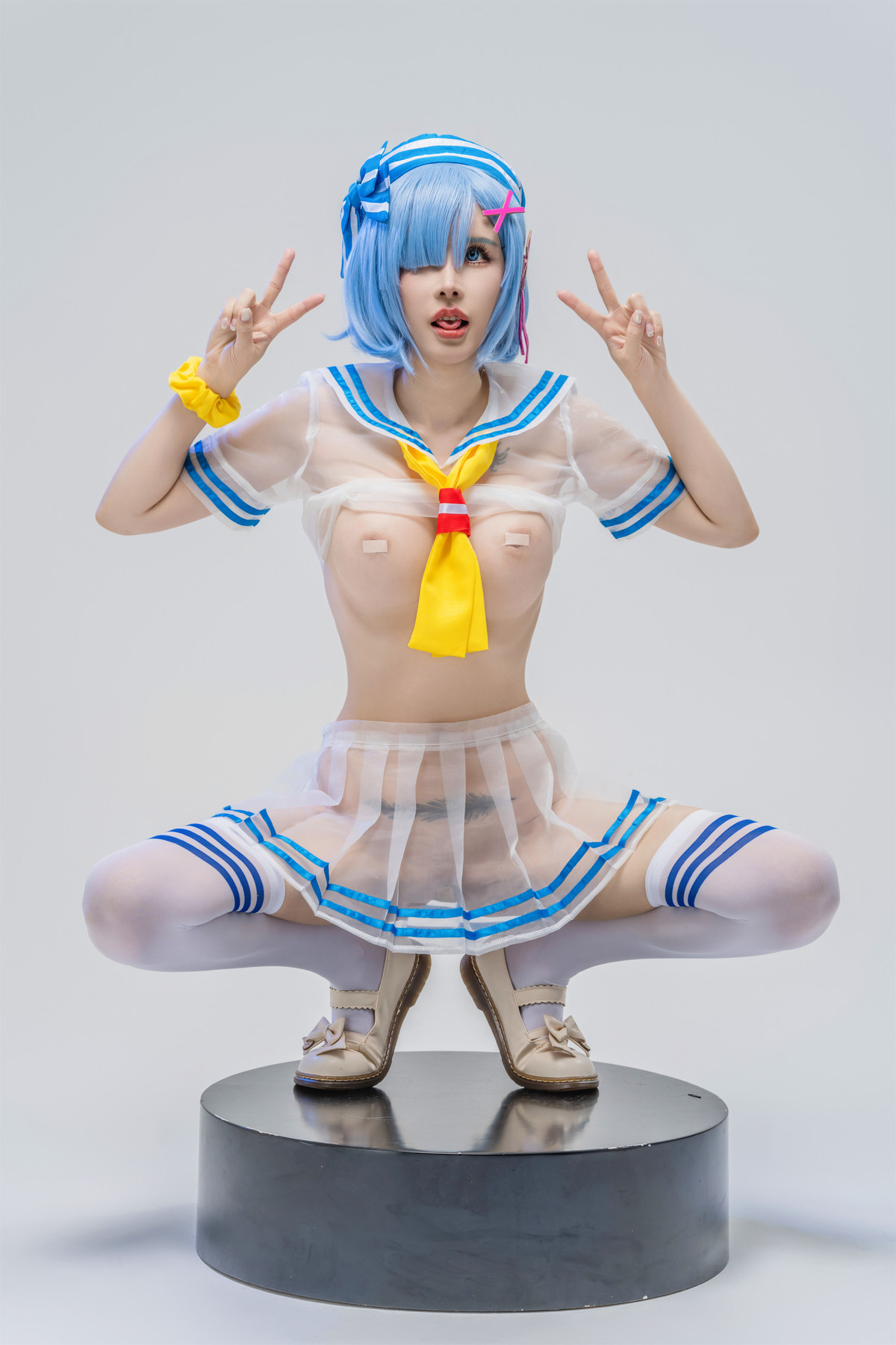 Cosplay 鹿八岁 从零开始的异世界生活 蕾姆(20)