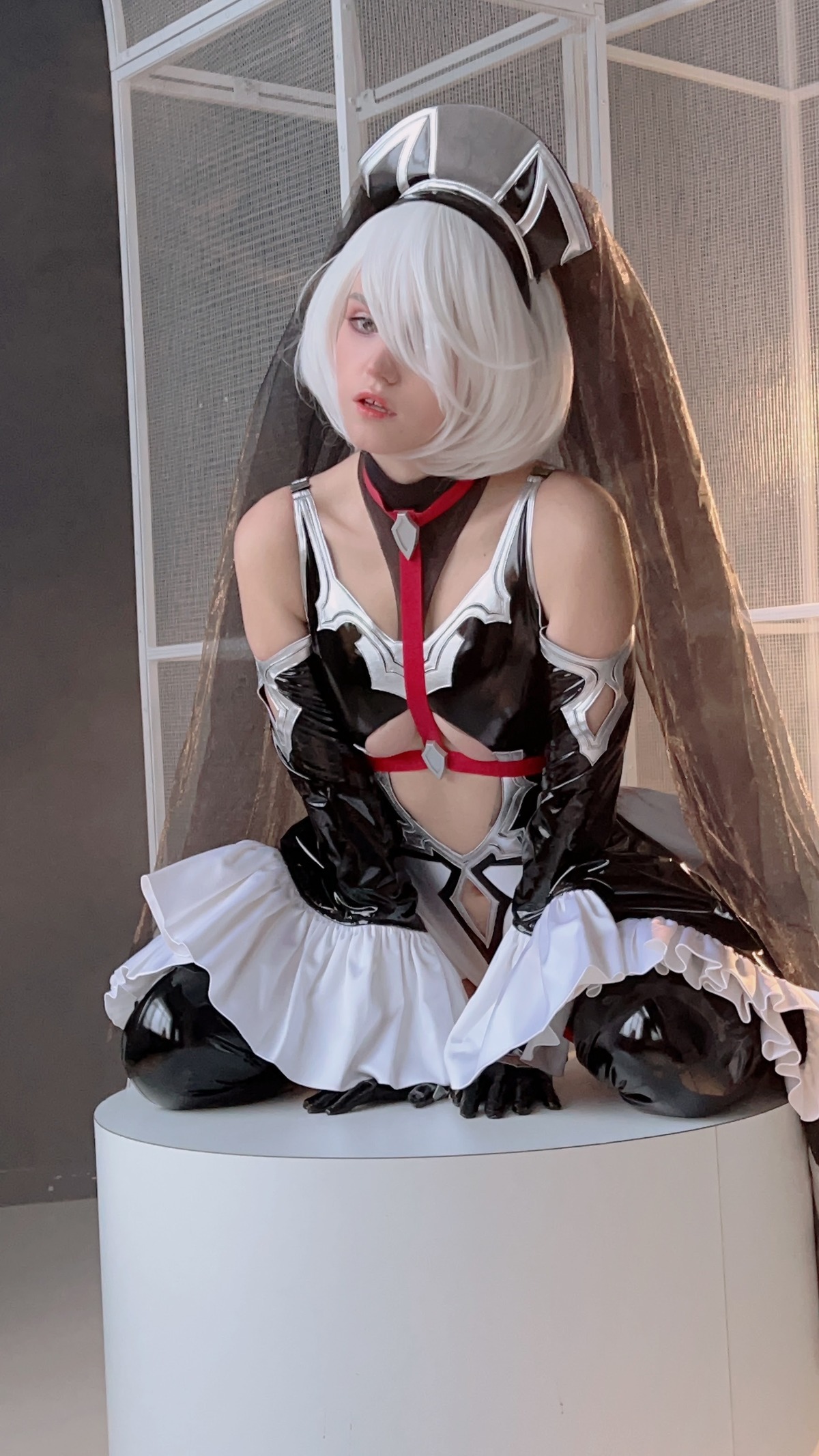 Shirogane Cosplay 2B ヨルハ２号Ｂ型 Bride Ver.(50)