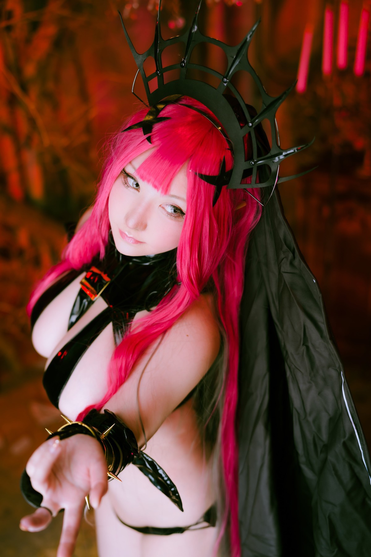 Cosplay SAKUサク Morgan le Fay Set.04(18)