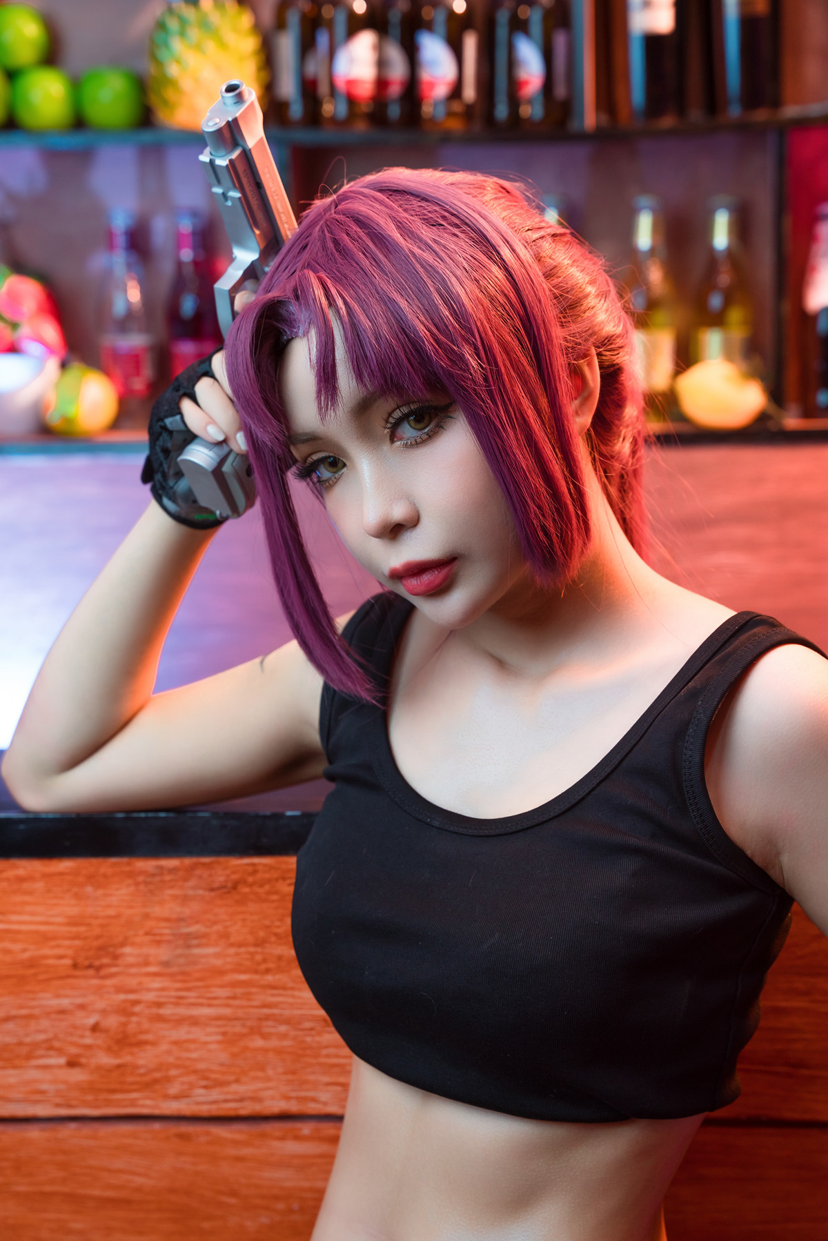 Cosplay Umeko.J Revy Black Lagoon(18)