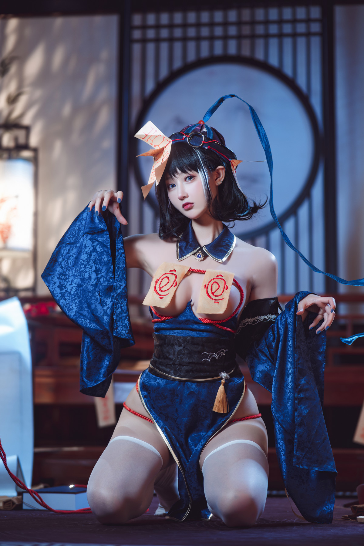 Cosplay 羽生三未 华甲欢庆僵尸三未全(29)