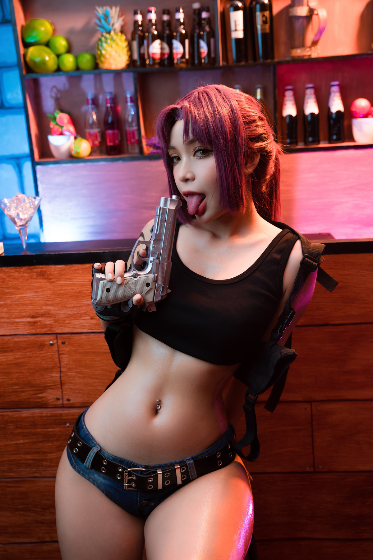 Cosplay Umeko.J Revy Black Lagoon(5)