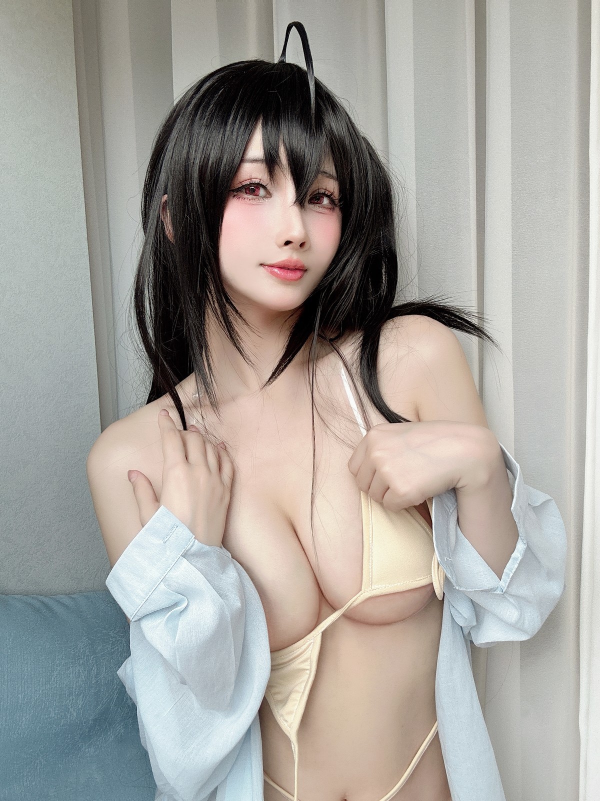 Cosplay Rioko凉凉子 大凤 海滨的白日美梦(13)