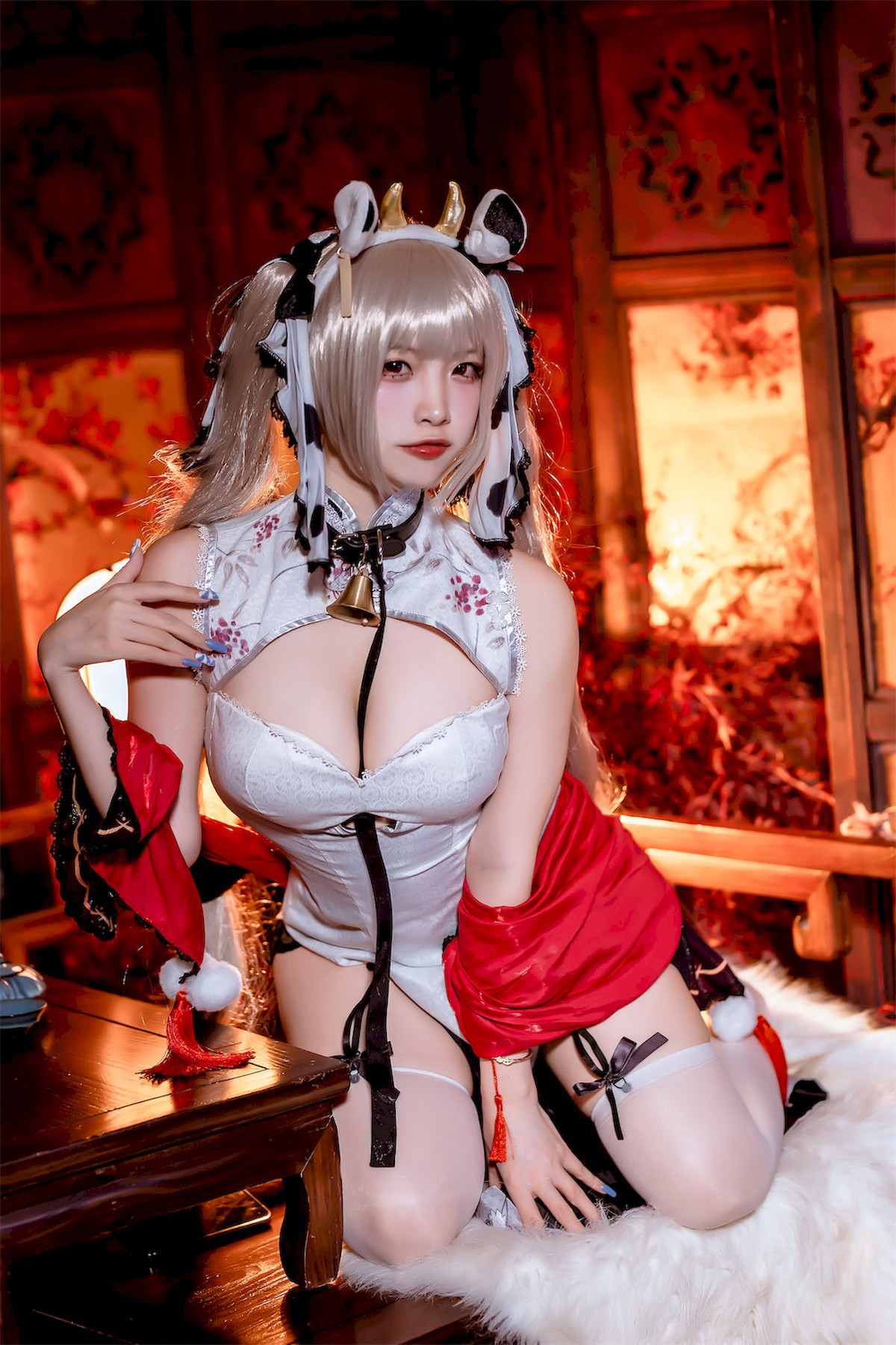 Cosplay 二佐Nisa 碧蓝航线可畏旗袍(19)