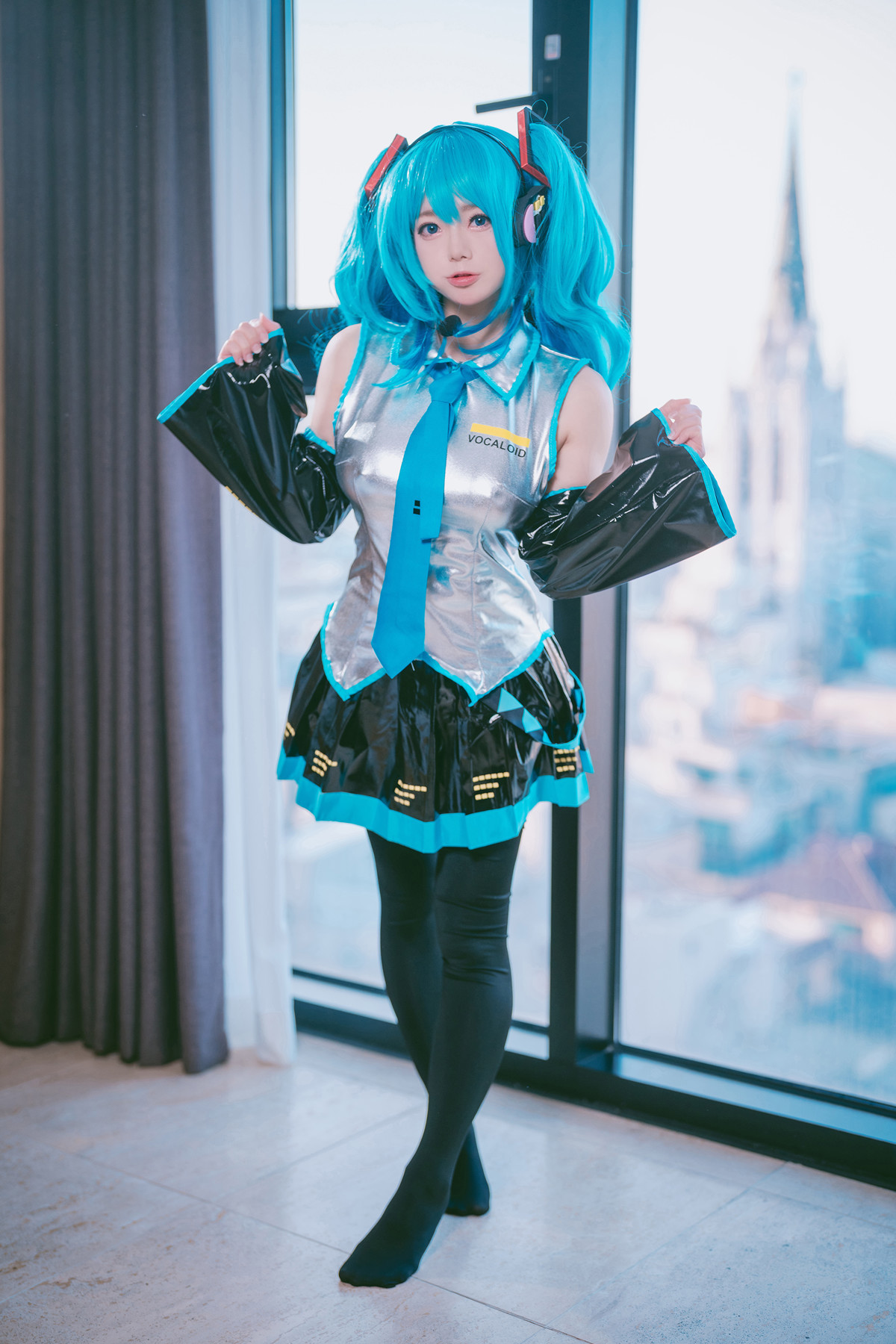 Cosplay Maruemon 마루에몽 Plug Me In Miku Set.02(3)