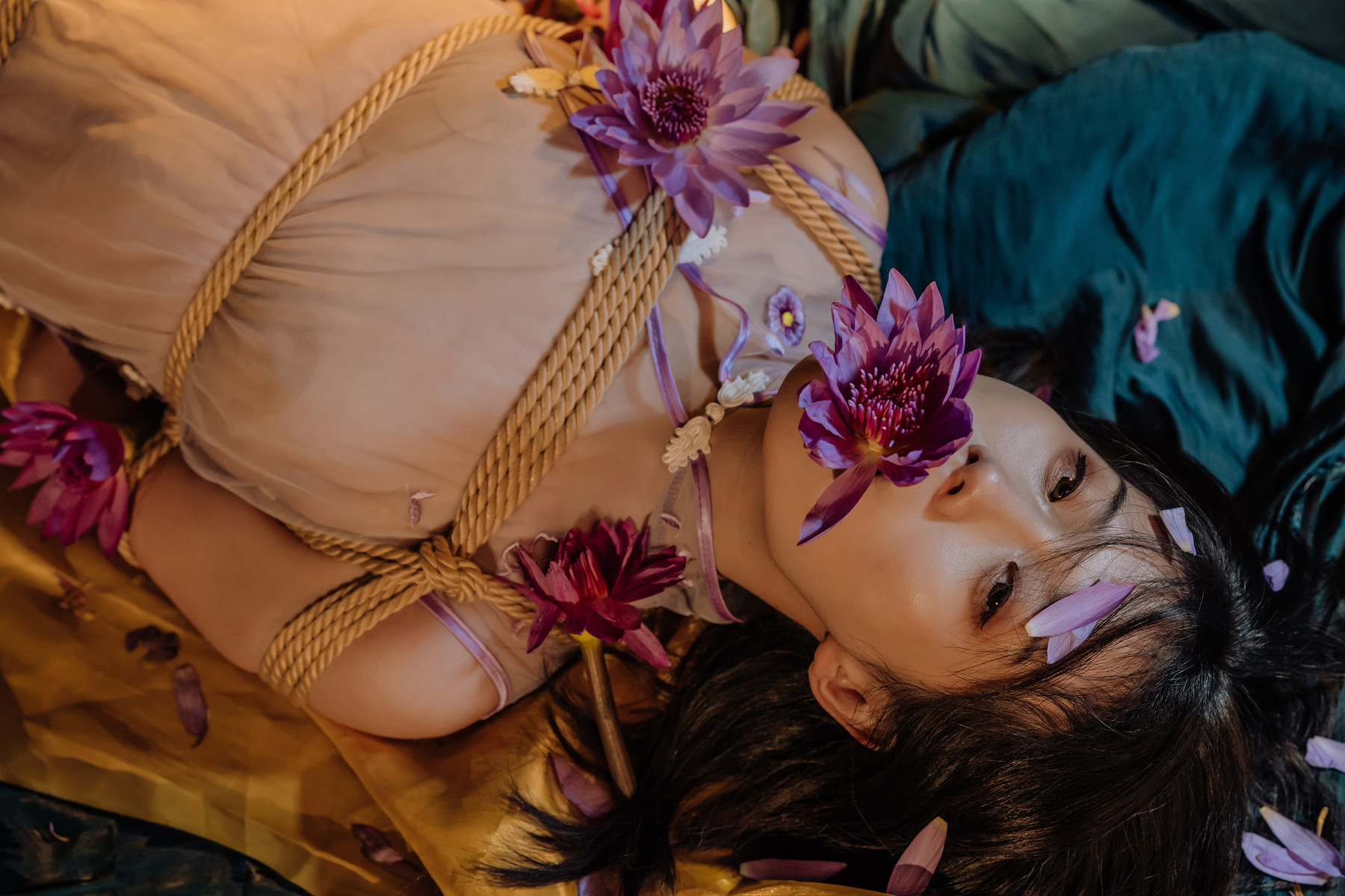 云溪溪 Cosplay 花与绳 Flower and Rope(12)