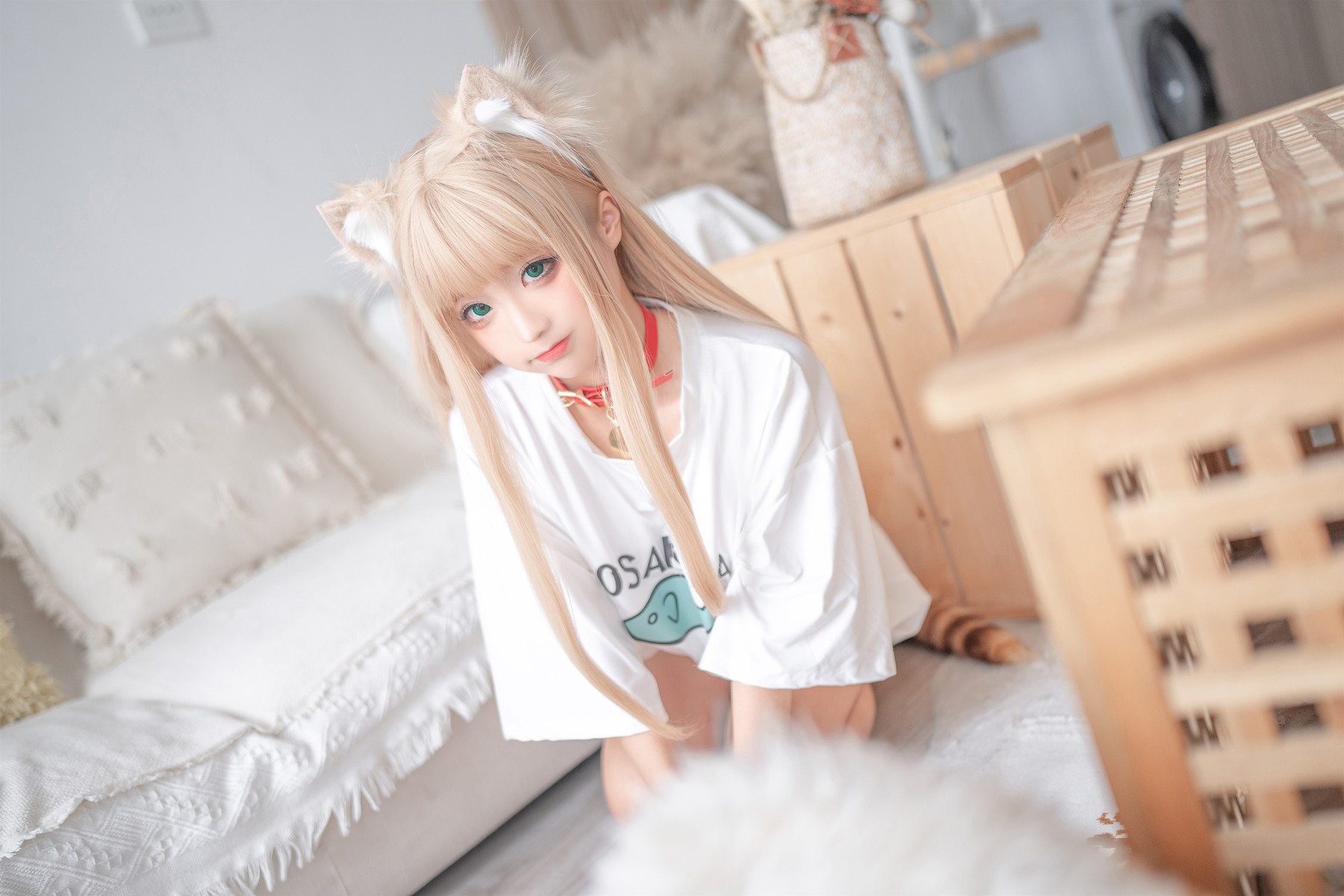 动漫博主蠢沫沫 Cosplay 黄豆粉(1)