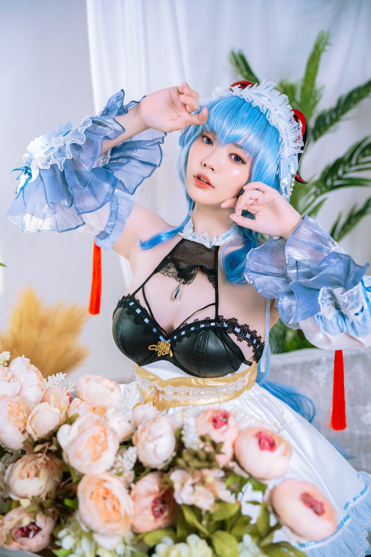 Cosplay Ying Tze 甘雨 Ganyu Maid(3)