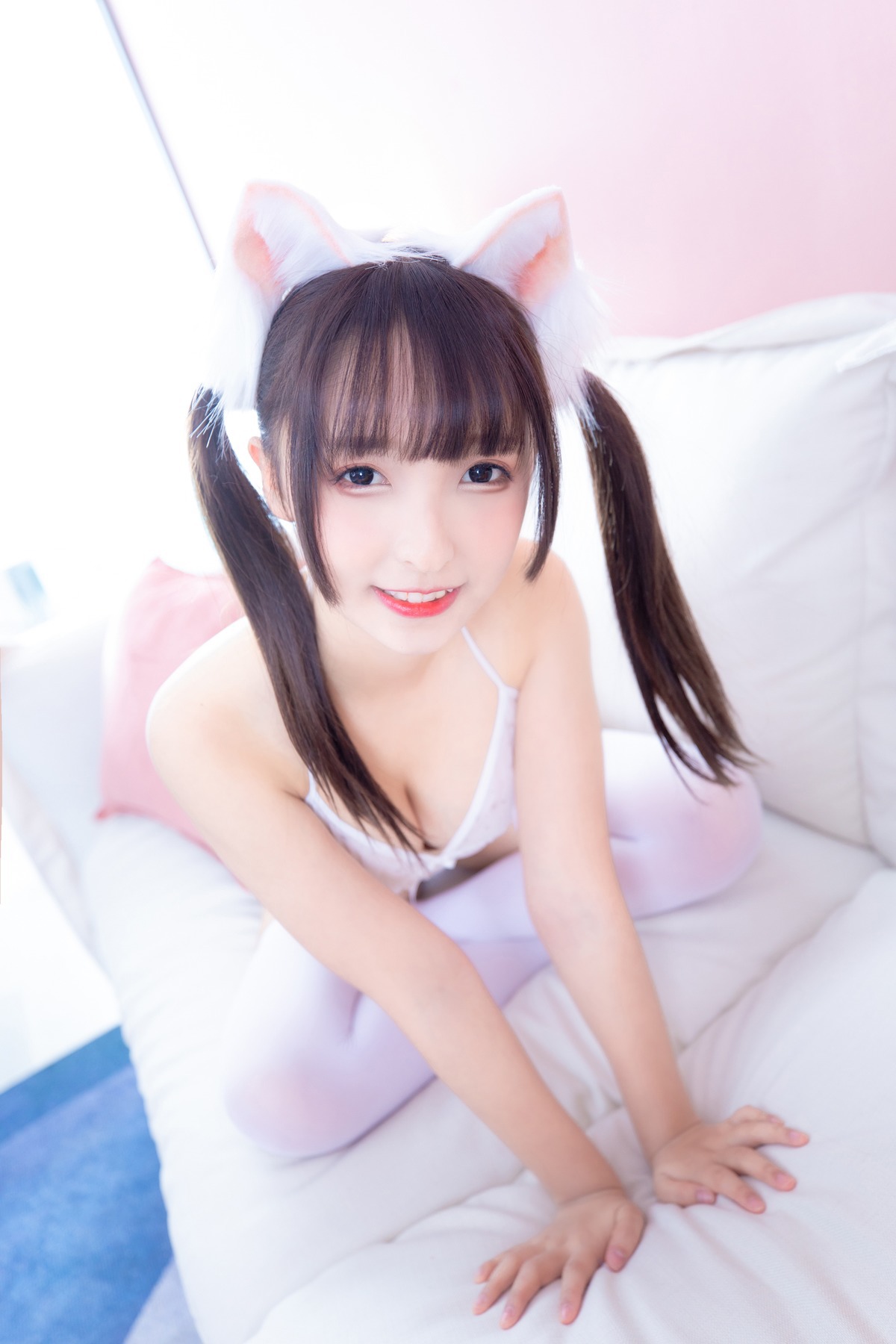 神楽坂真冬 Cosplay ねこタイム white Ver.(39)