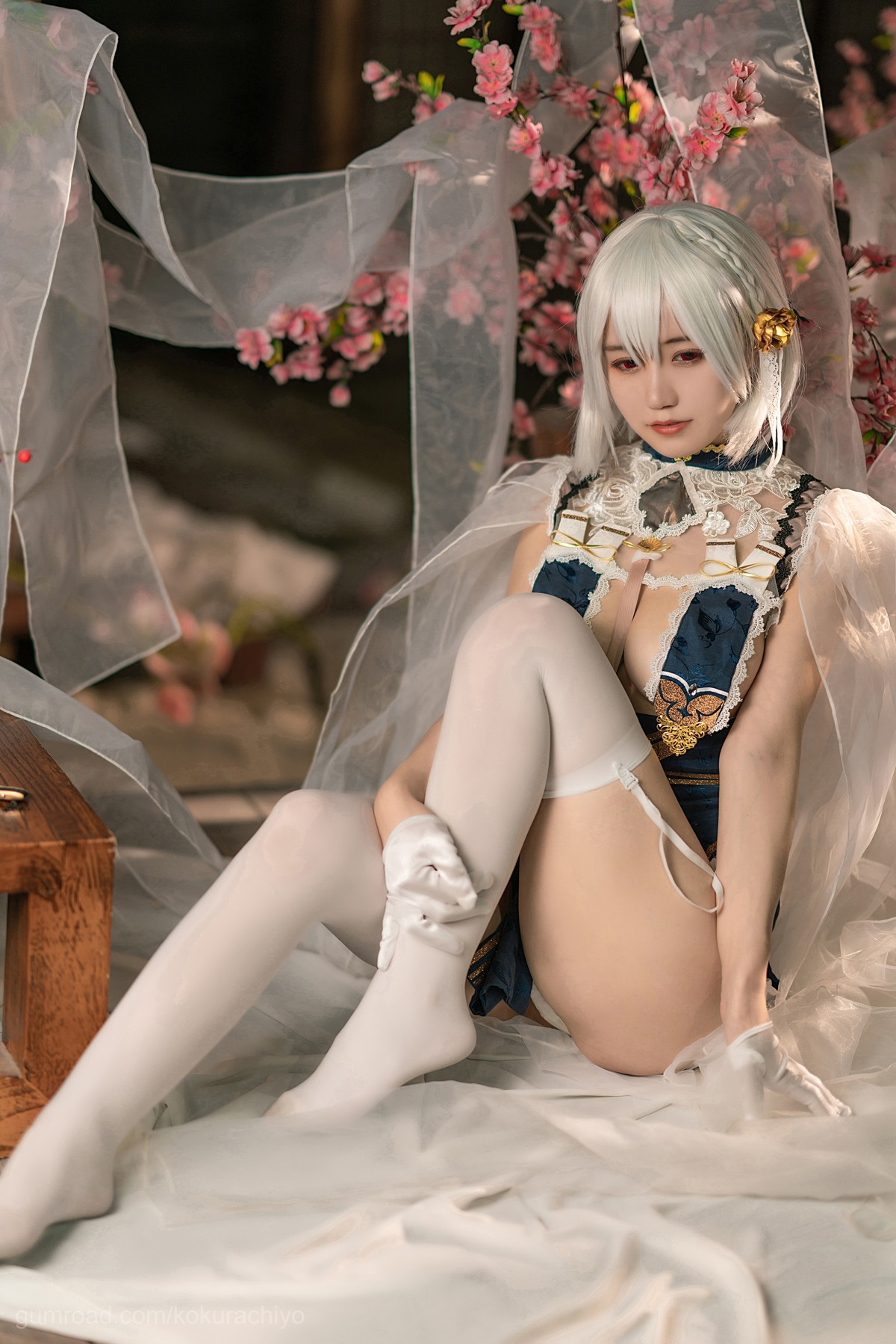 Cosplay 小仓千代 天狼星旗袍(17)