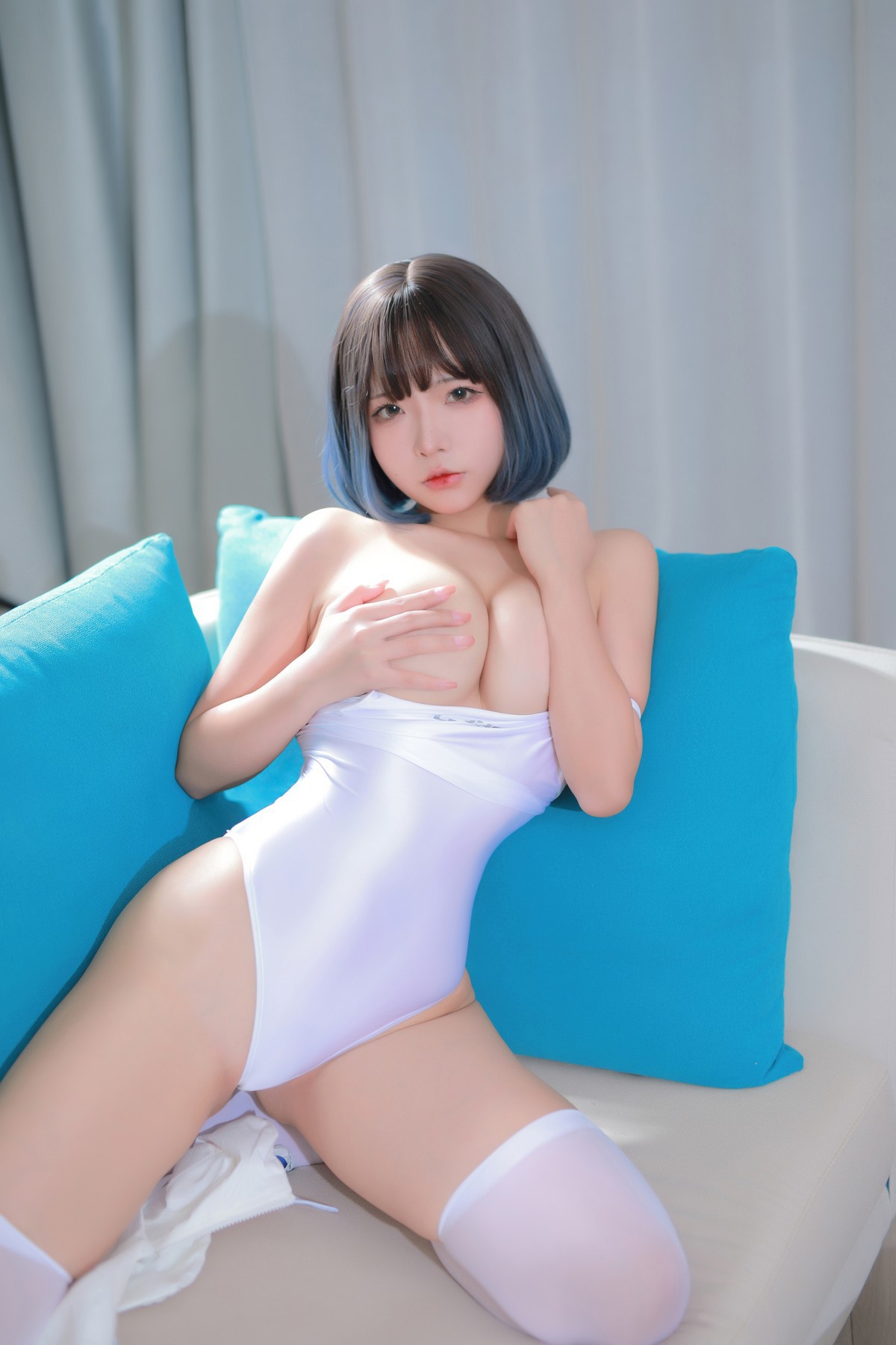 Cosplay Yuuhui玉汇 游泳部学妹(20)