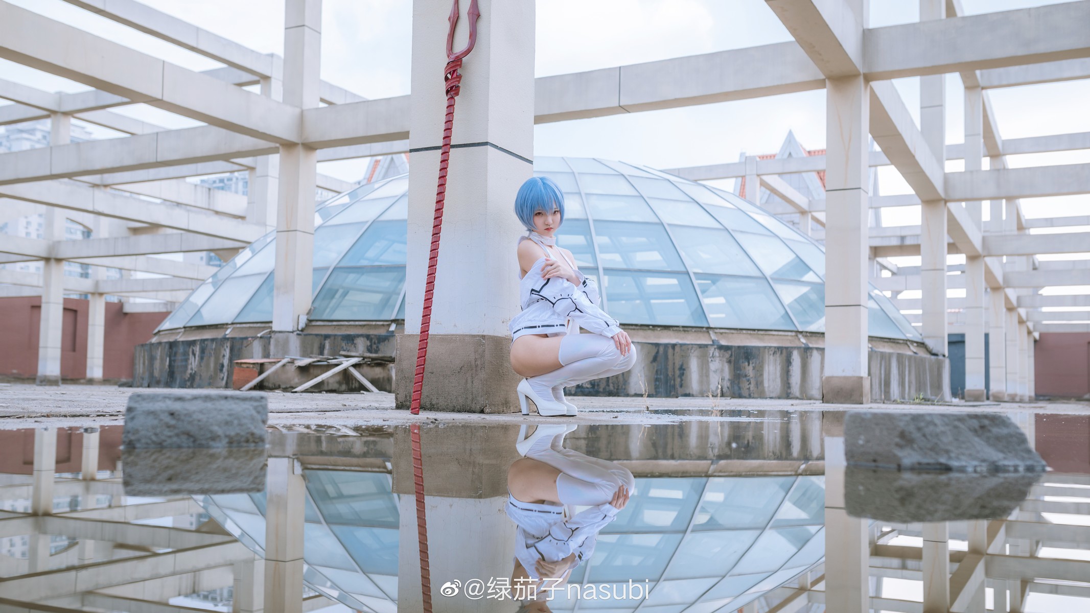 Cosplay 绿茄子nasubi EVA超话ASS绫波丽(6)