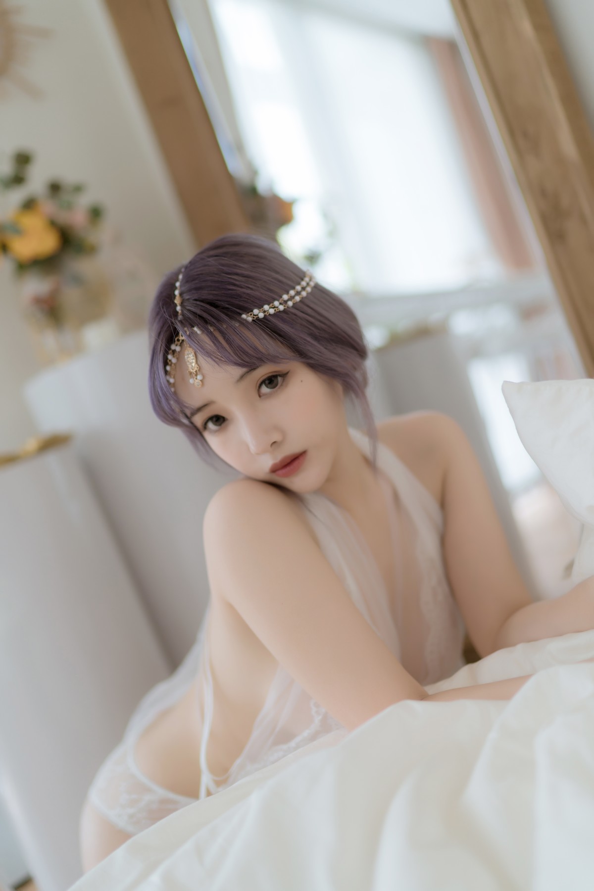 Cosplay 雯妹不讲道理 白色希腊(33)