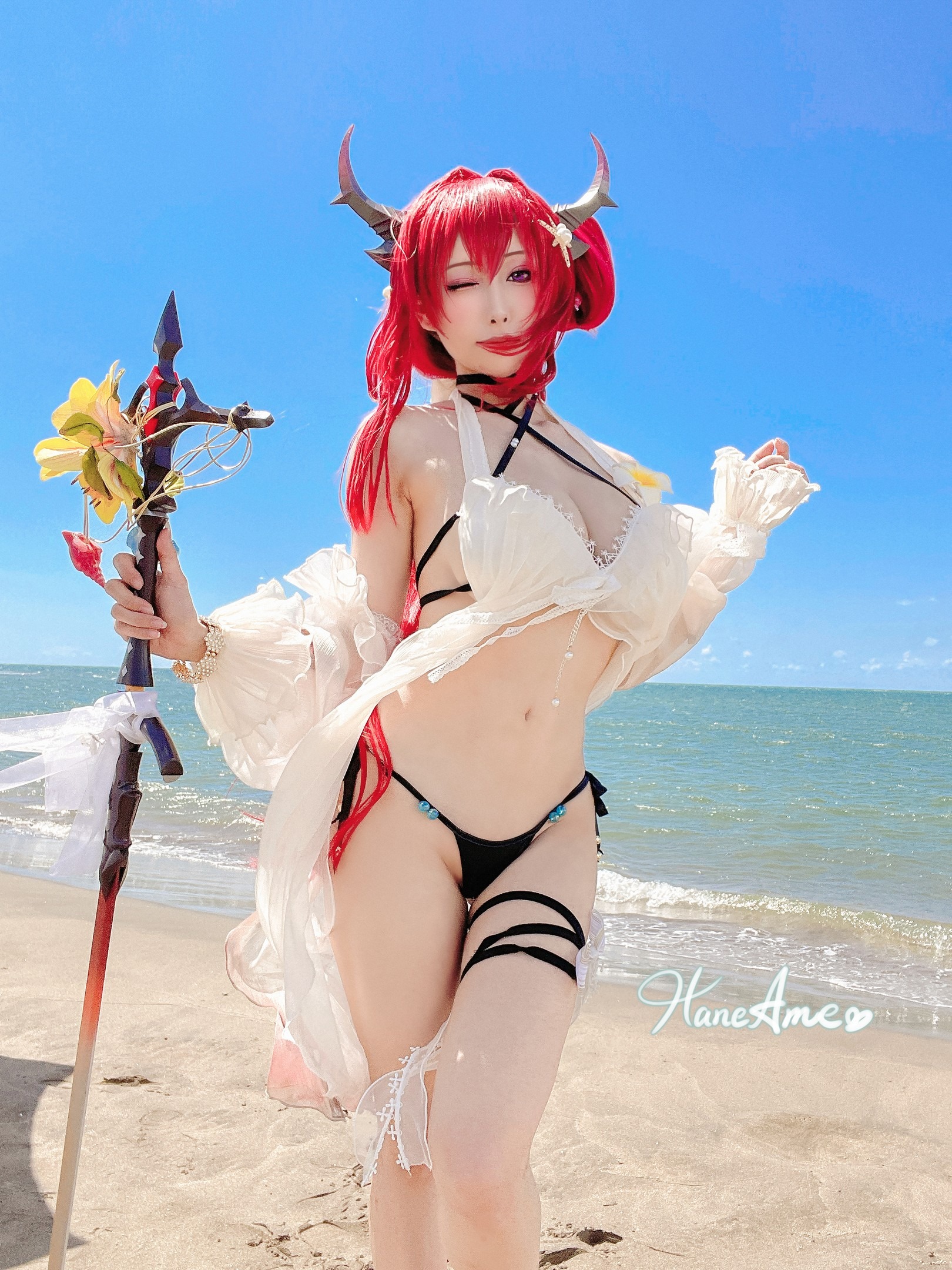 Hane Ame 雨波写真 – Arknights Surtr 泳裝(2)