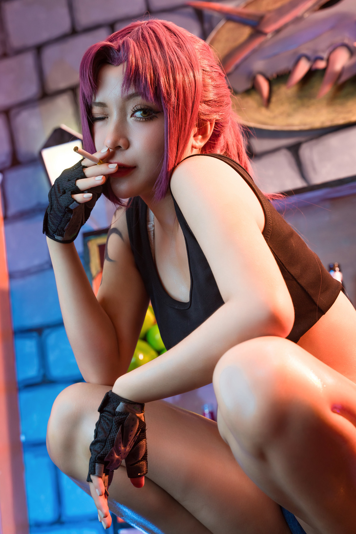 Cosplay Umeko.J Revy Black Lagoon(29)