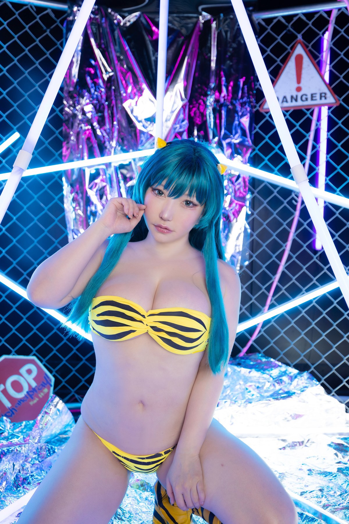 Cosplay SAKUサク Lum ラム うる星やつら Set.04(40)