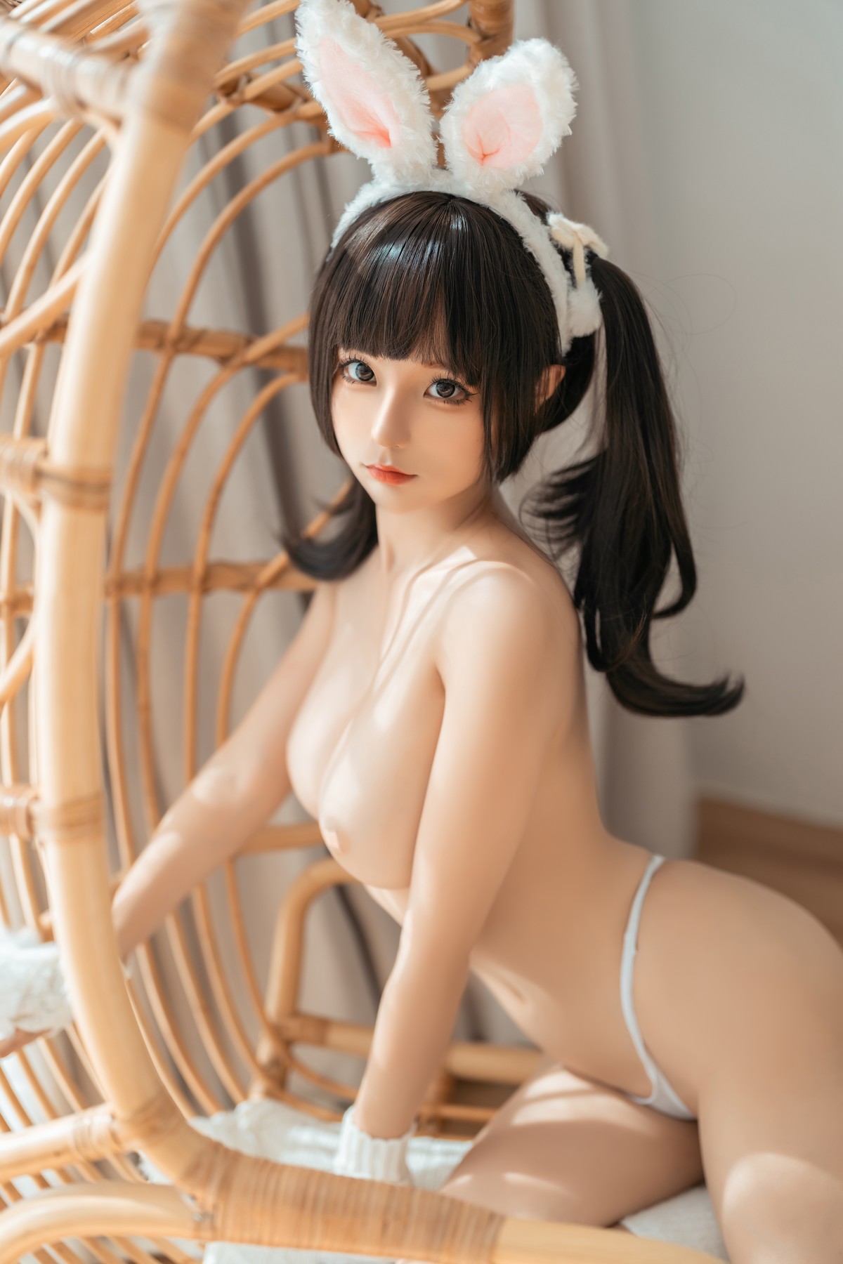 Cosplay 蠢沫沫 Chunmomo 绵绵兔 Mian Mian Rabbit(47)