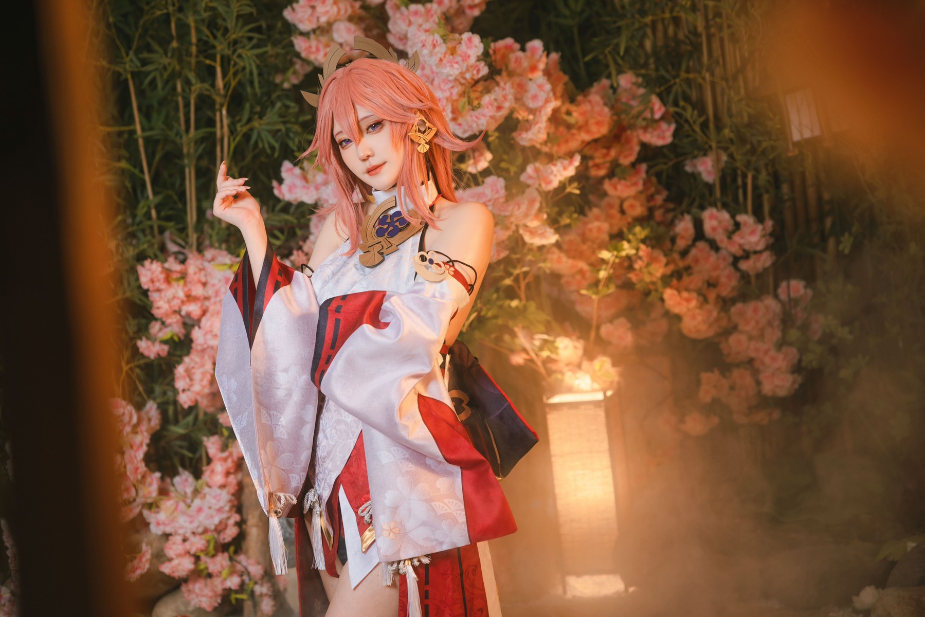 蛋黄mayo Cosplay 八重神子(14)