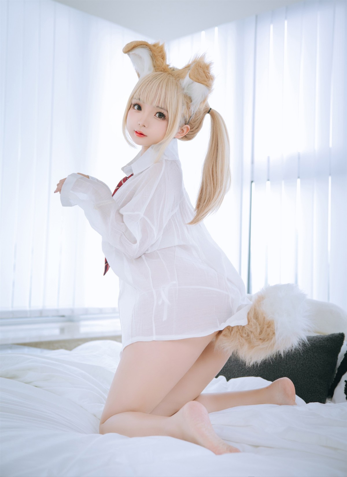 Cosplay 日奈娇 衬衫小狗 Set.01(2)