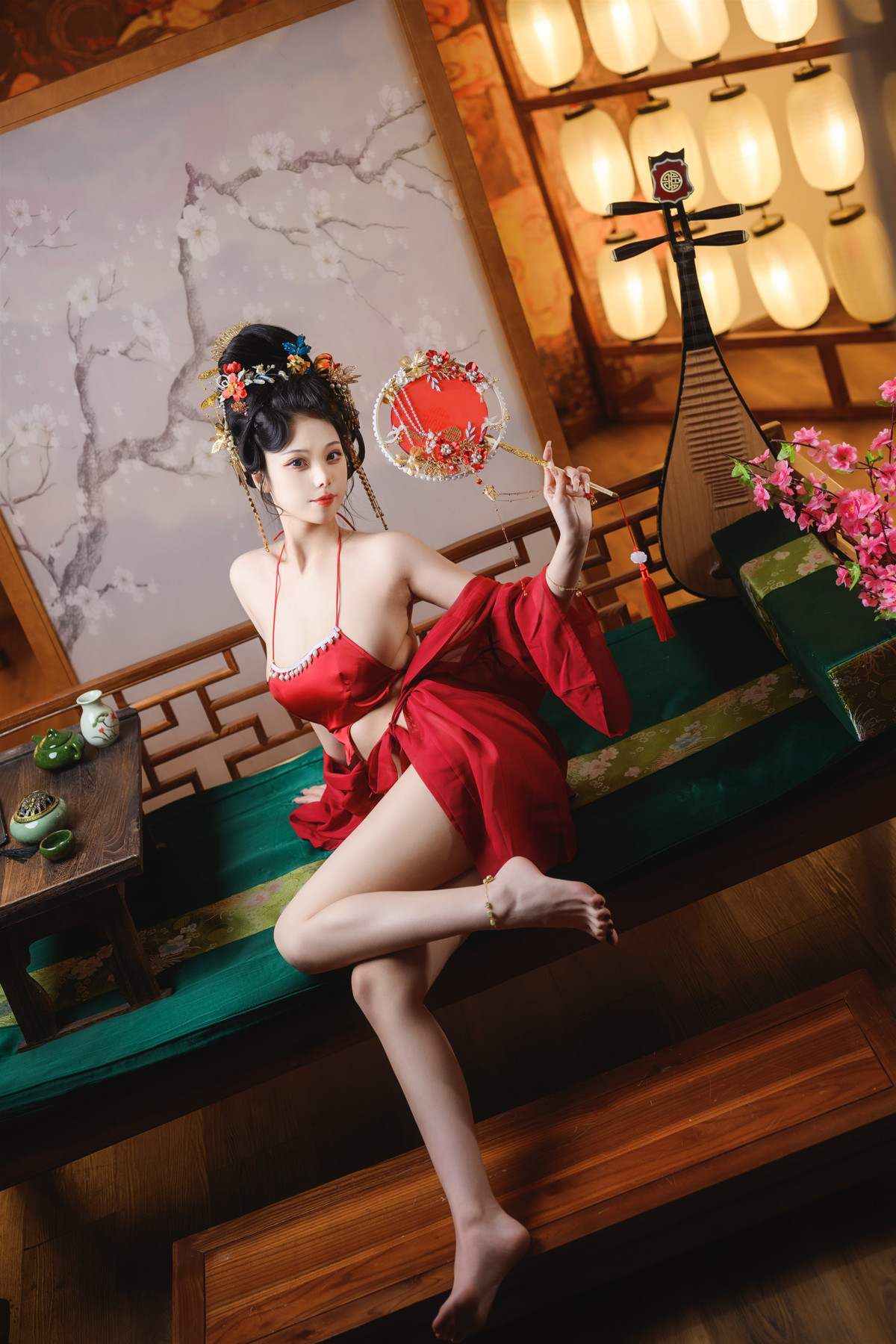 Cosplay 蜜汁猫裘Mizhimaoqiu 唐宫夜宴(6)