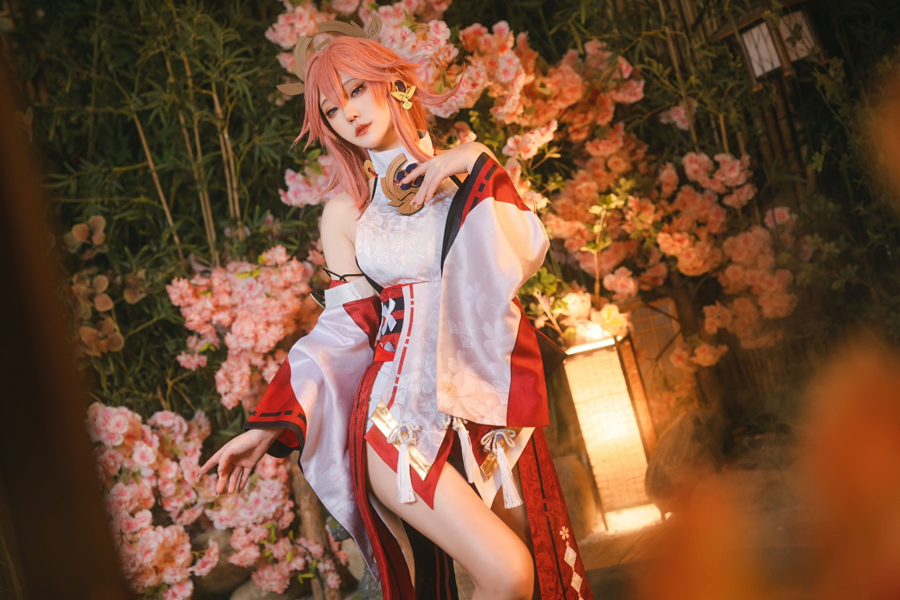 蛋黄mayo Cosplay 八重神子(13)