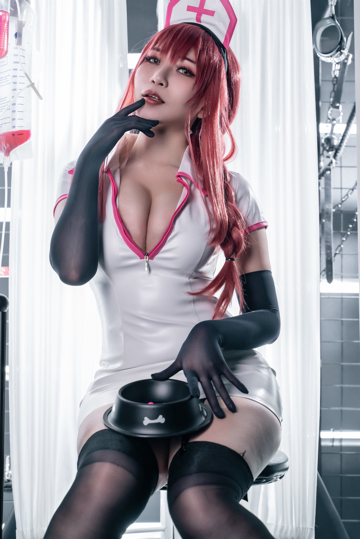 Cosplay 小琪Aki Dark Nurse(14)