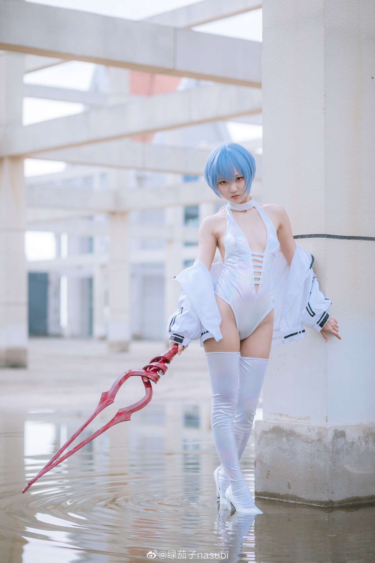 Cosplay 绿茄子nasubi EVA超话ASS绫波丽(5)