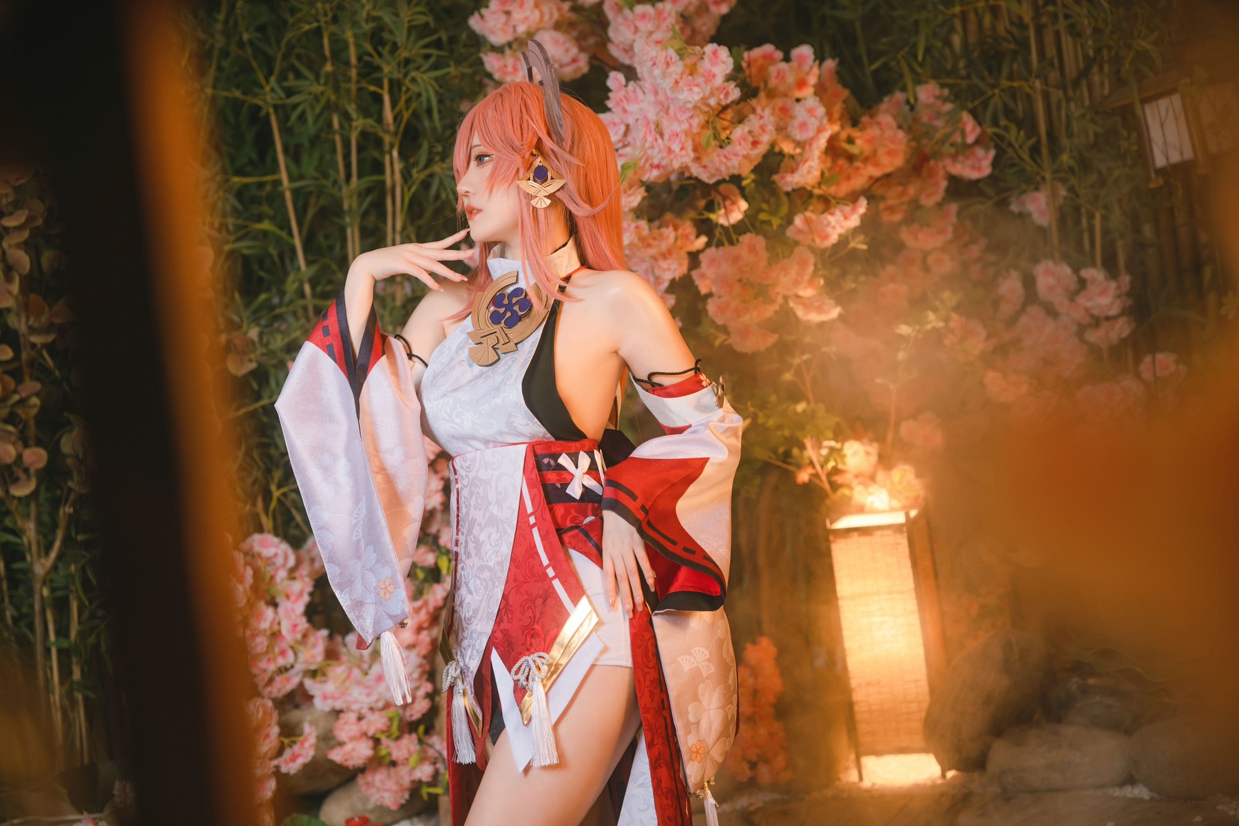 蛋黄mayo Cosplay 八重神子(15)