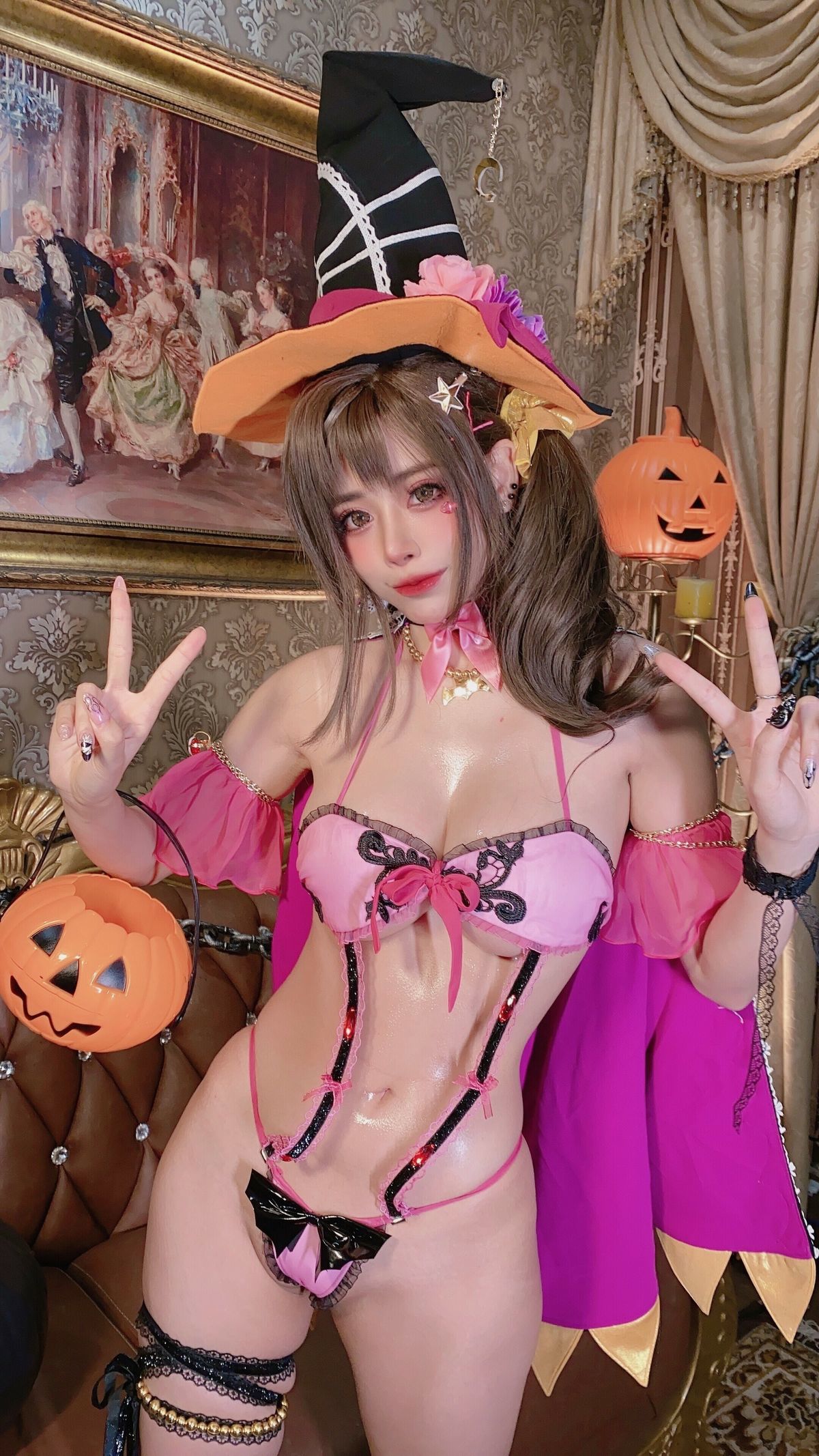 萝莉Byoru Cosplay Misaki Charm Witch(38)