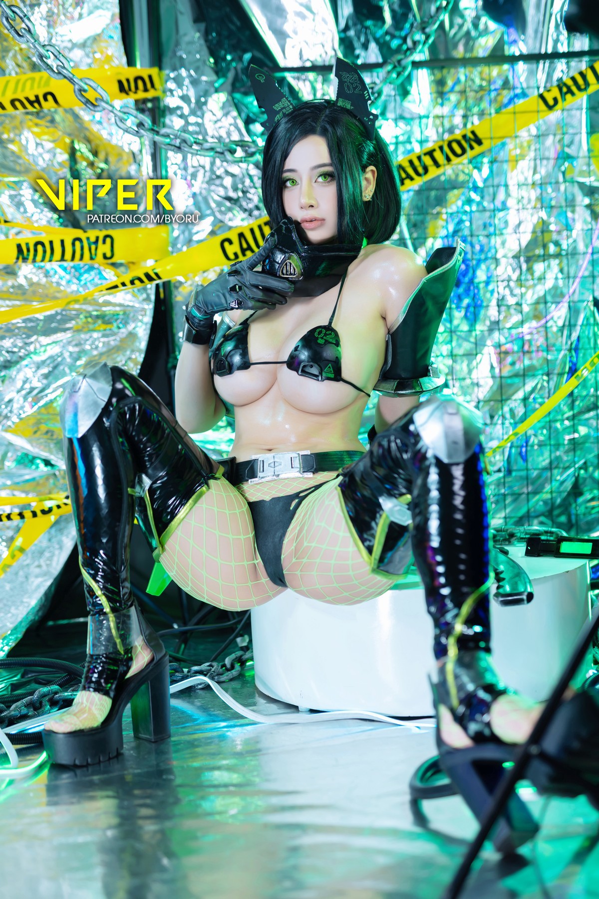 Cosplay 日本性感萝莉Byoru Viper Valorant(18)