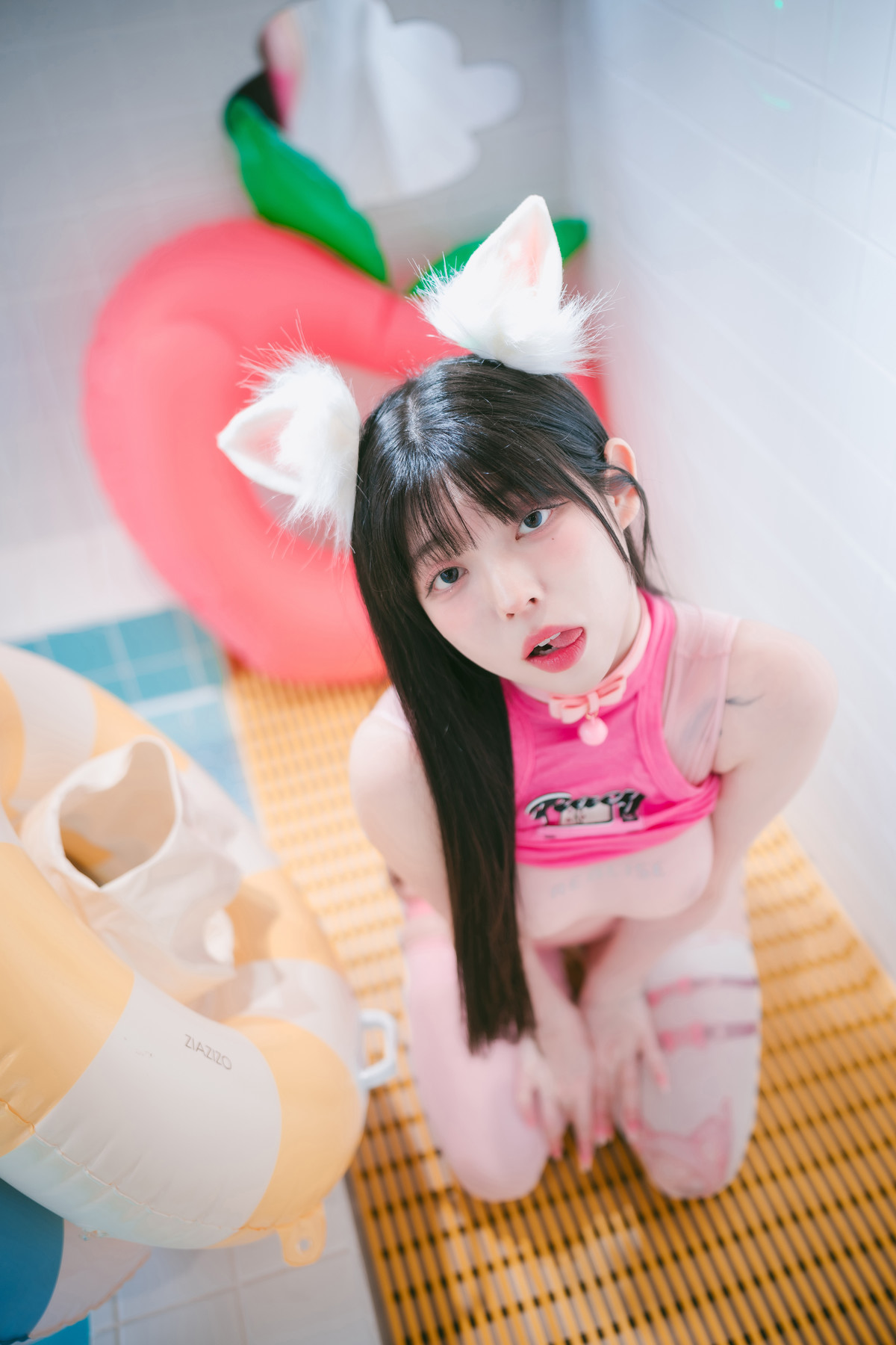 Yudi 유디, DJAWA &#8220;Pink Bunny &#038; Black Cat&#8221; Set.02(12)