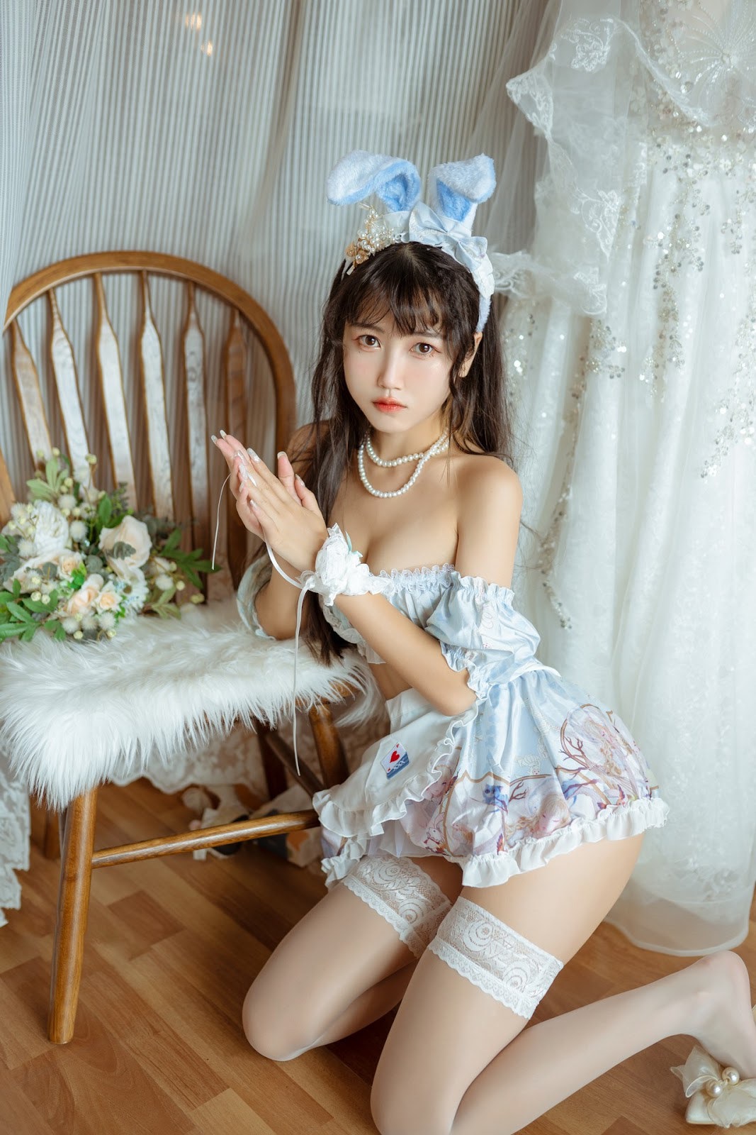 Cosplay 不呆猫 兔子女友(13)