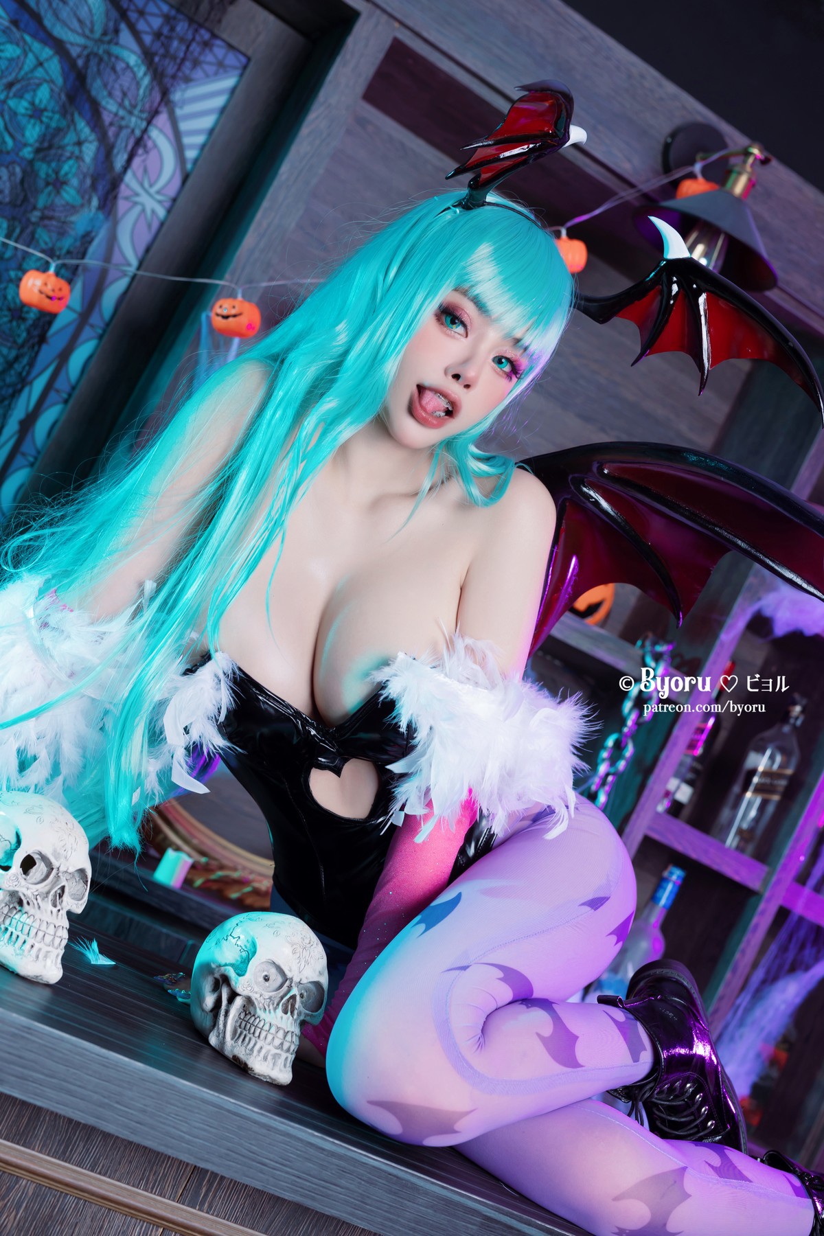 Cosplay 萝莉Byoru Morrigan(17)