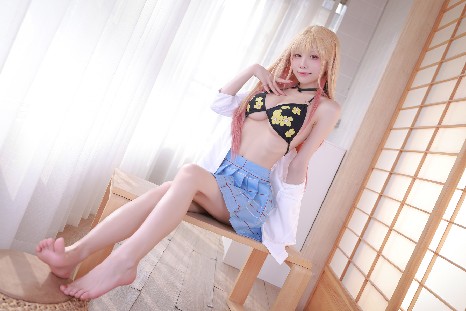 水淼aqua Cosplay Vol.117 Marin Kitagawa 喜多川海夢(32)