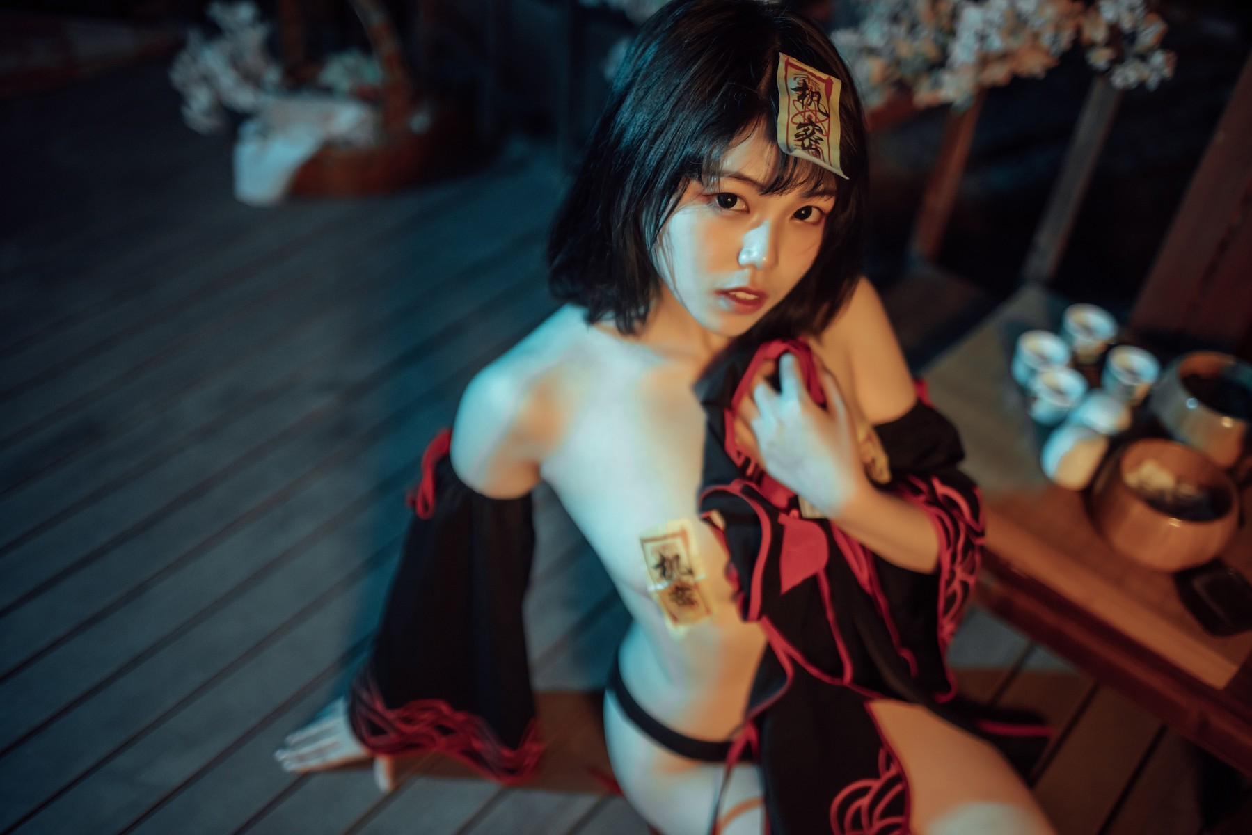 Cosplay 七月喵子 小僵尸 Little Zombie(10)