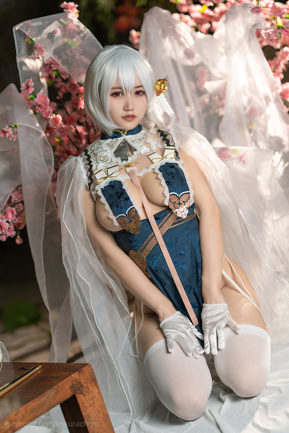 Cosplay 小仓千代 天狼星旗袍(3)