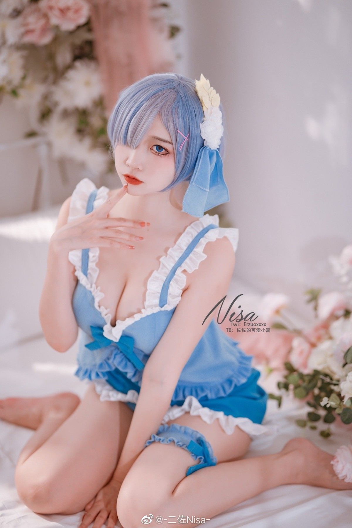 二佐Nisa Cosplay 蕾姆(11)