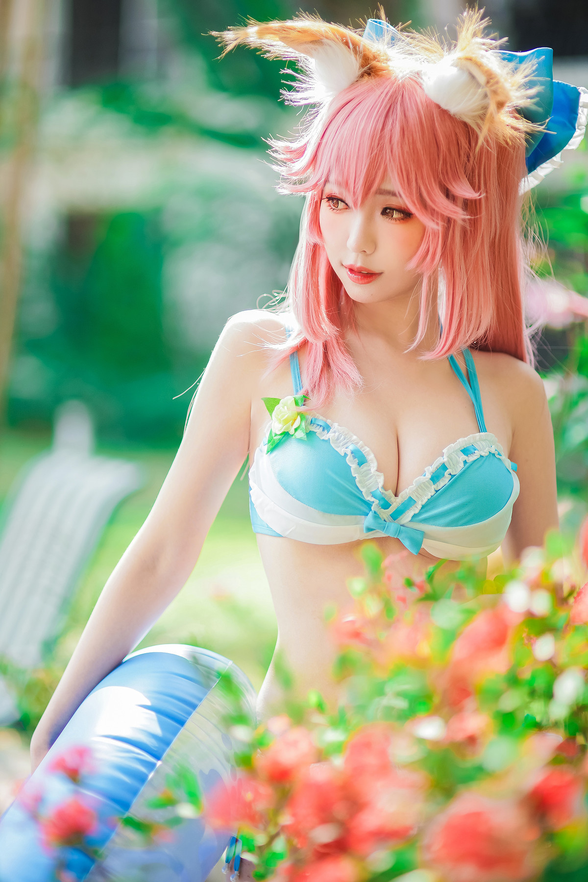 Cosplay ElyEE子 玉藻前泳池(36)