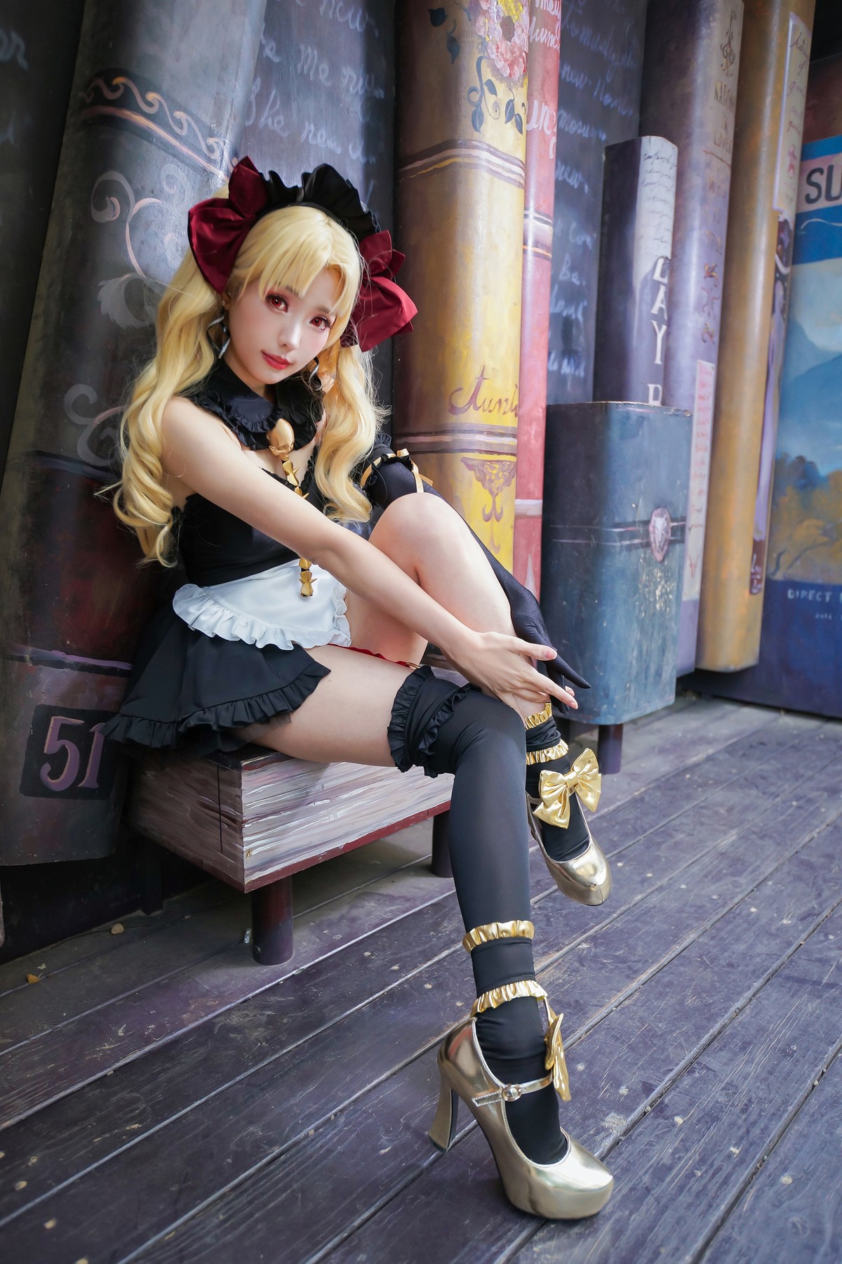 Cosplay ElyEE子 远坂凛 女仆(14)