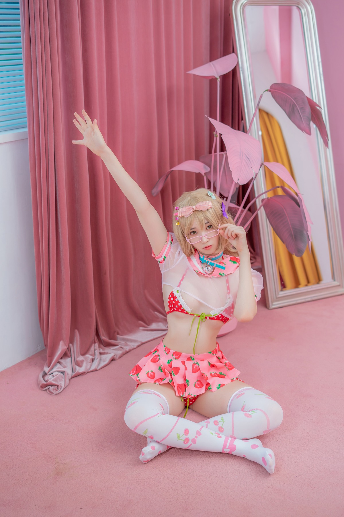 Bambi 밤비, [CreamSoda] Over knee socks Set.01(11)