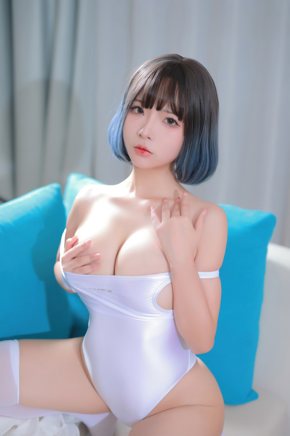 Cosplay Yuuhui玉汇 游泳部学妹(15)