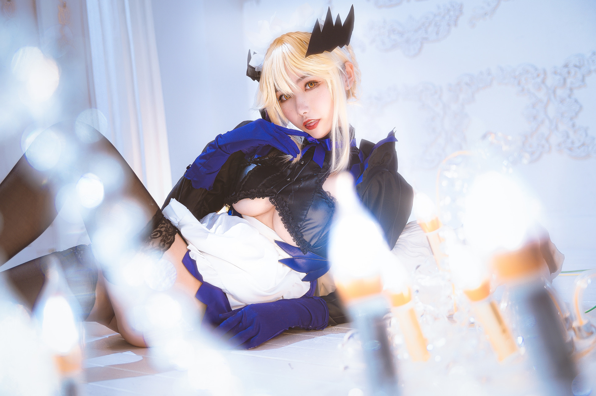 [Momoko葵葵] Artoria Pendragon Alter 黑枪呆女仆(13)