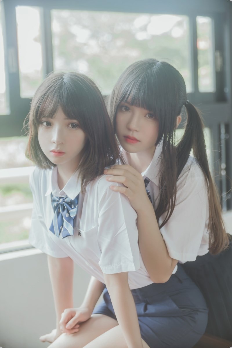 [Cos]桜桃喵疯猫ss - JK百合1[43P](8)