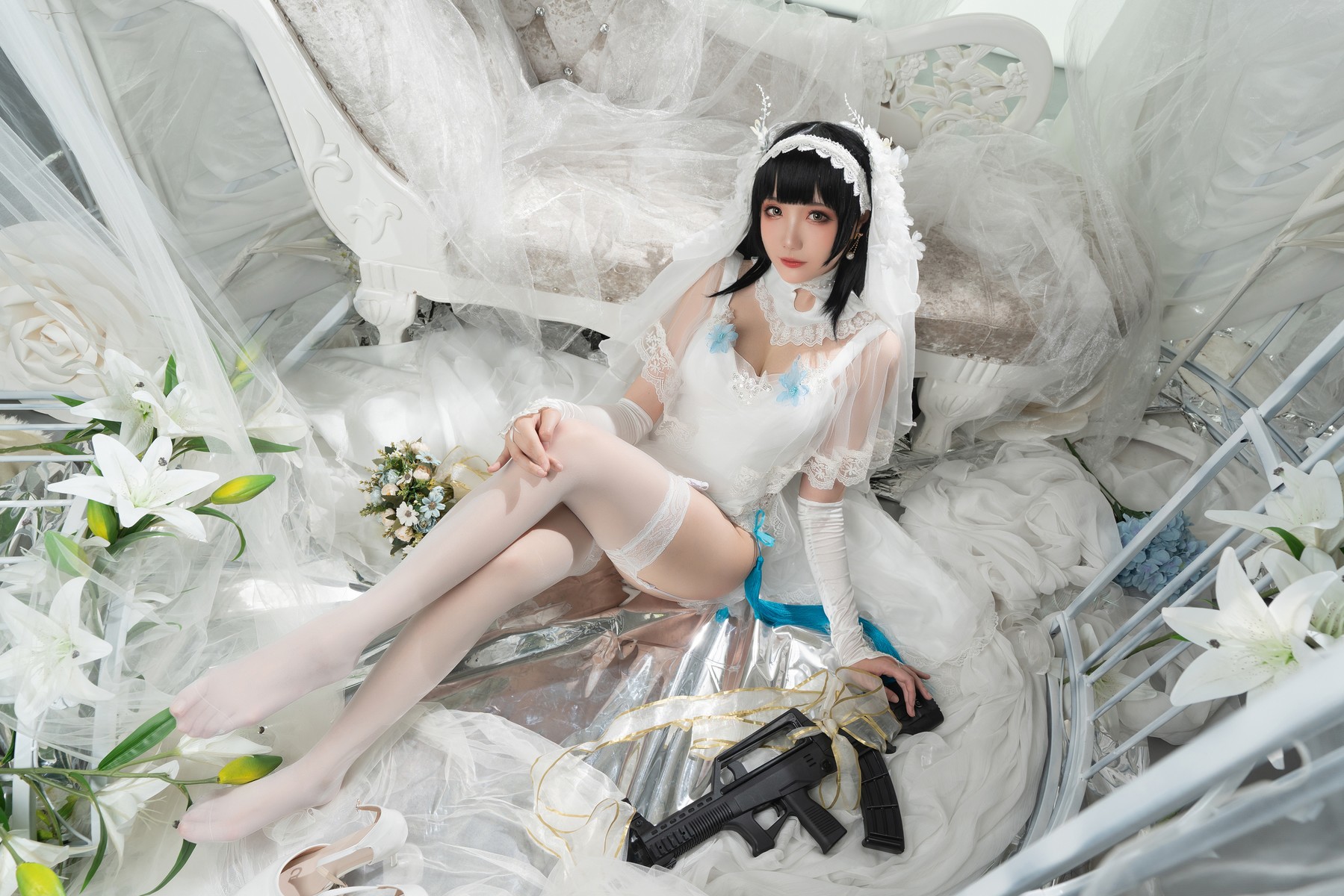 瓜希酱 Cosplay 95式花嫁(24)