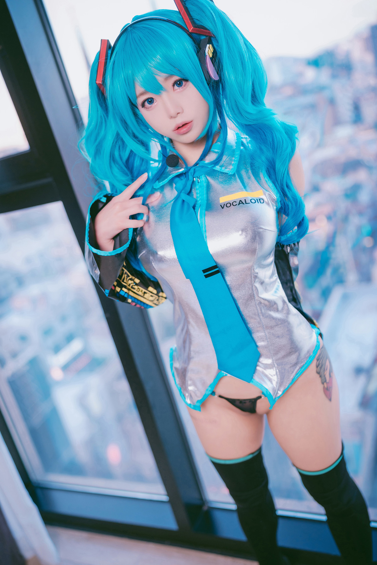 Cosplay Maruemon 마루에몽 Plug Me In Miku Set.02(22)