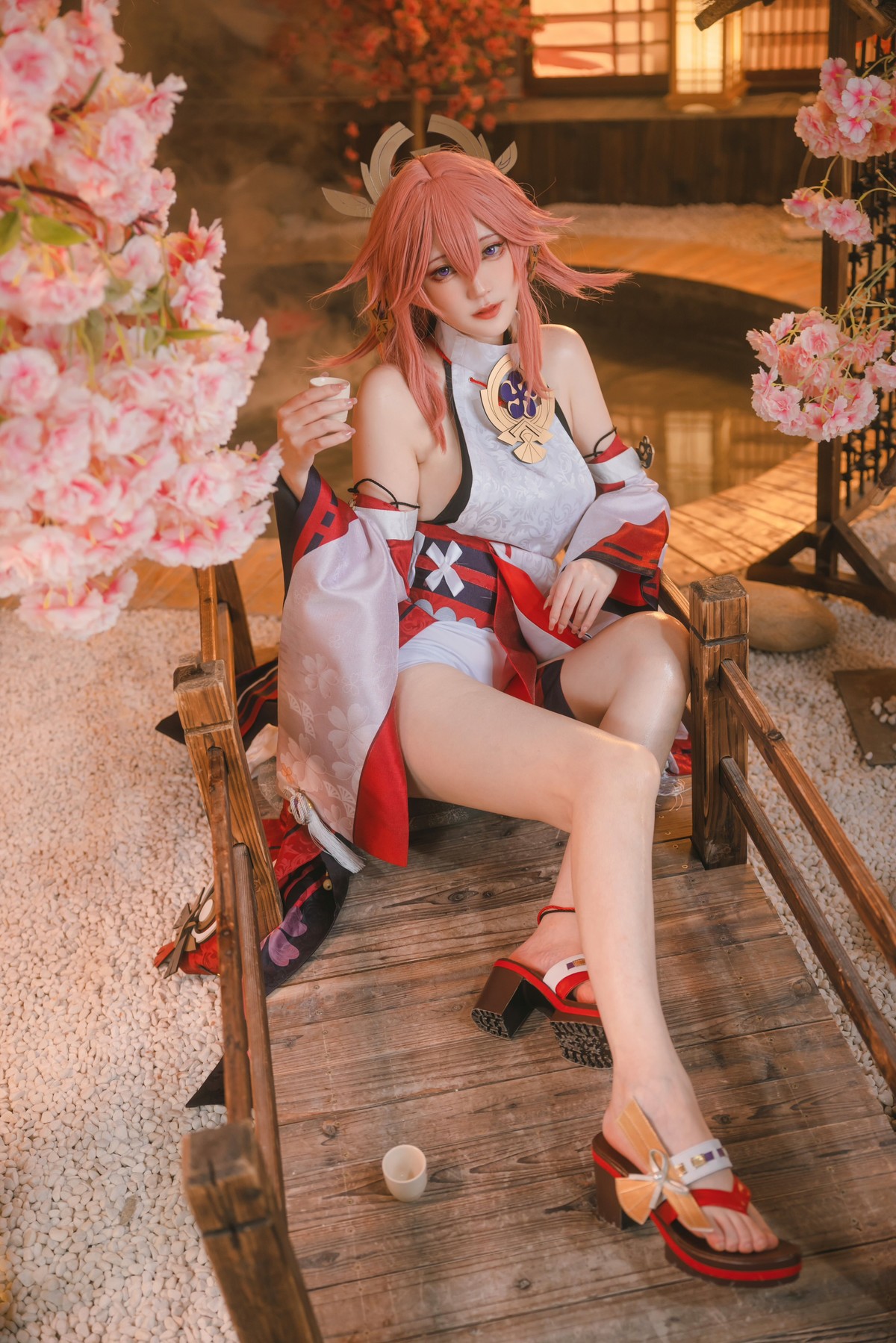 蛋黄mayo Cosplay 八重神子(5)