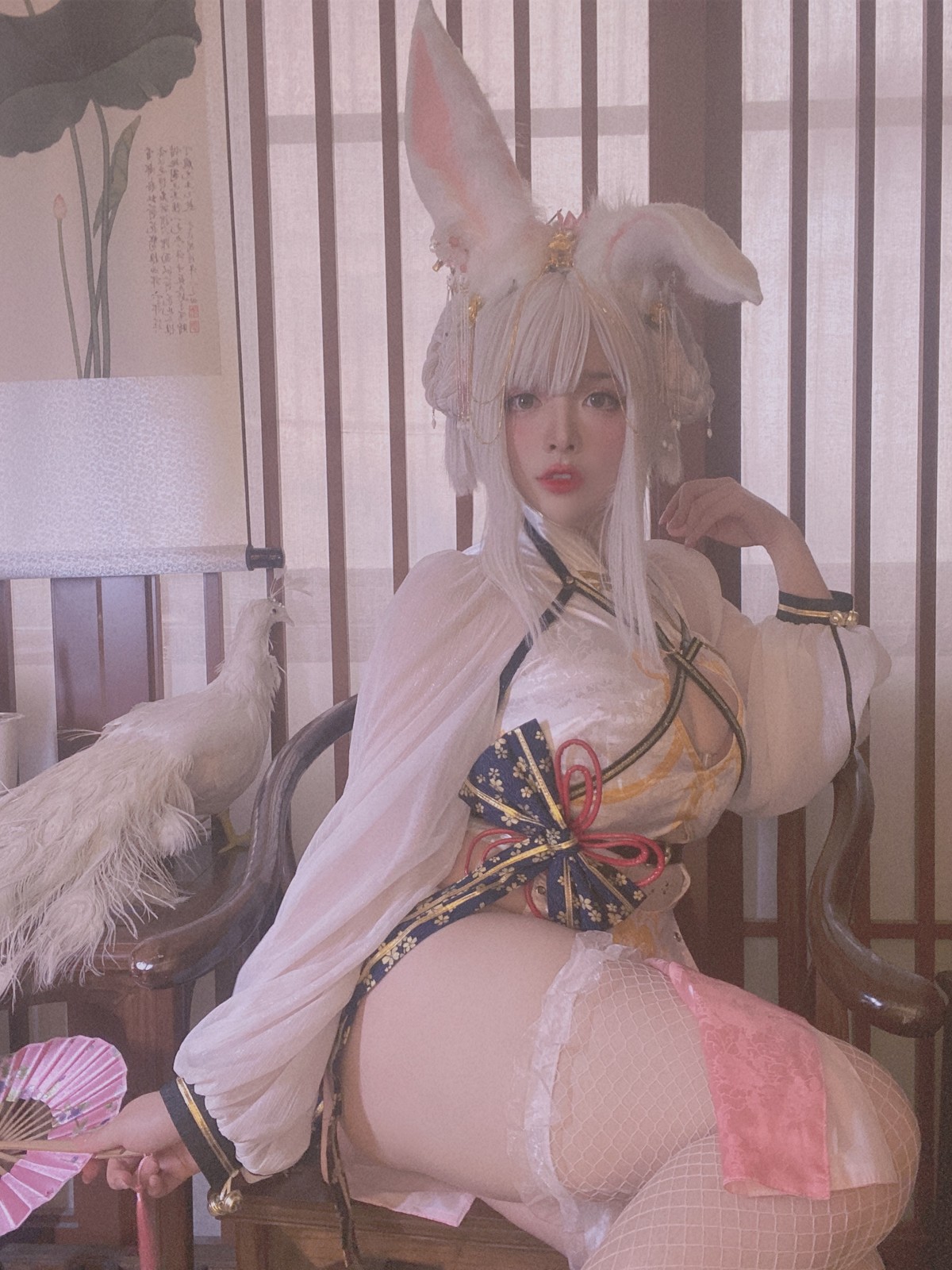 NinJA阿寨寨 Cosplay 肉肉大白兔(43)