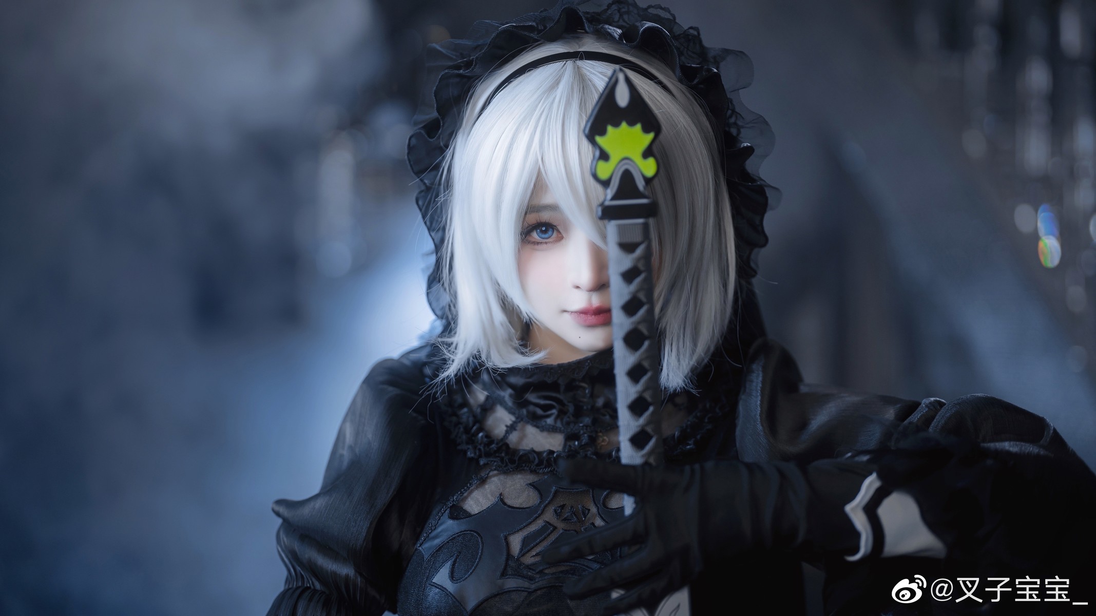 叉子宝宝 Cosplay 2B 尼尔机械纪元(17)